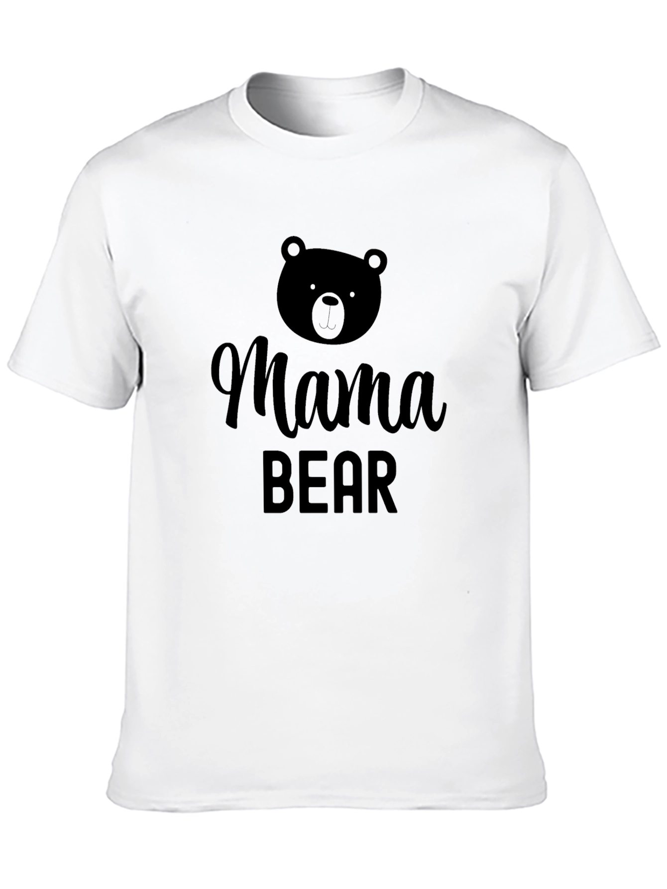 Mama Bear Graphic Tee - Soft Cotton Blend T-Shirt