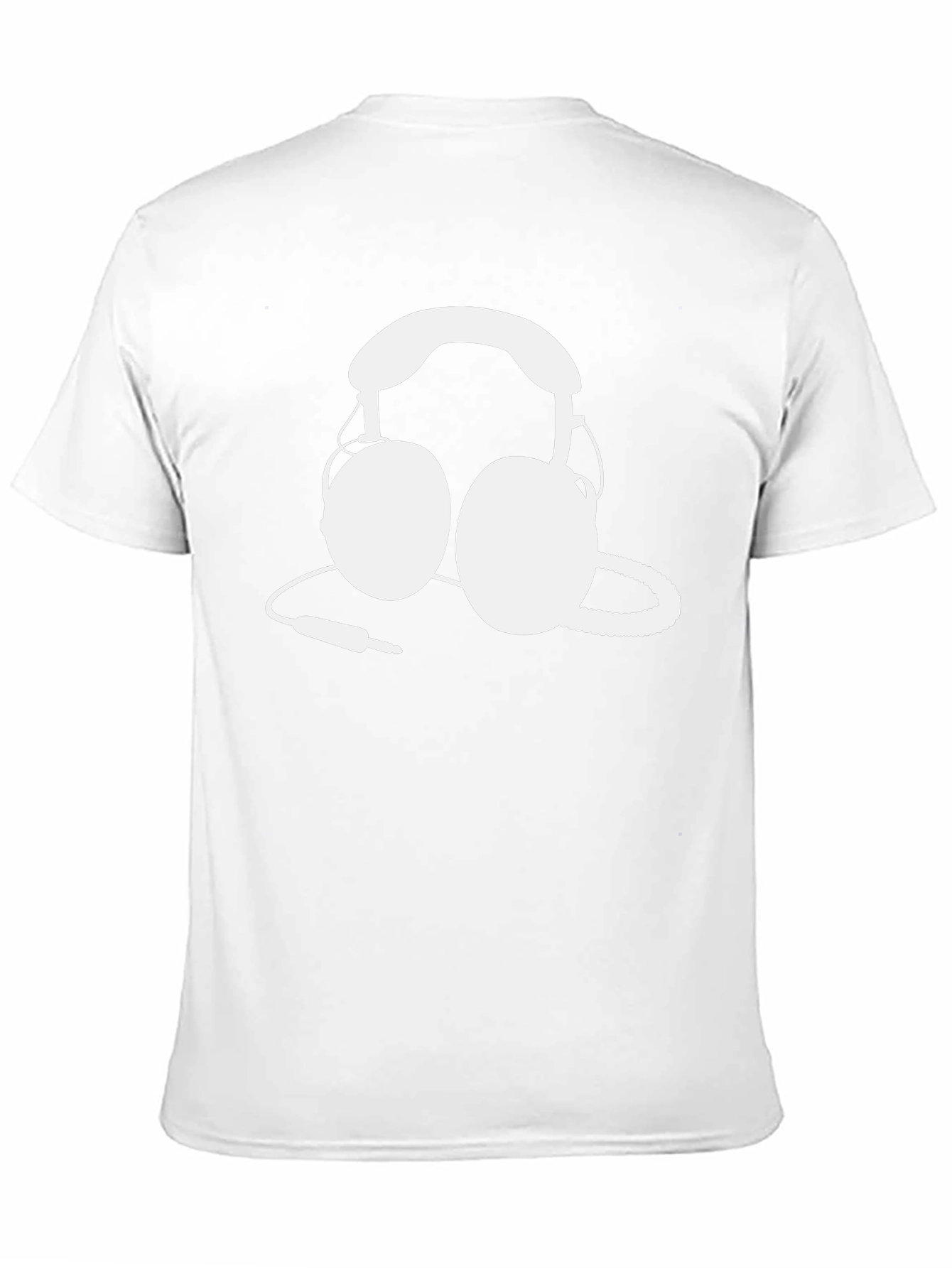 Headphone Graphic Tee - Black