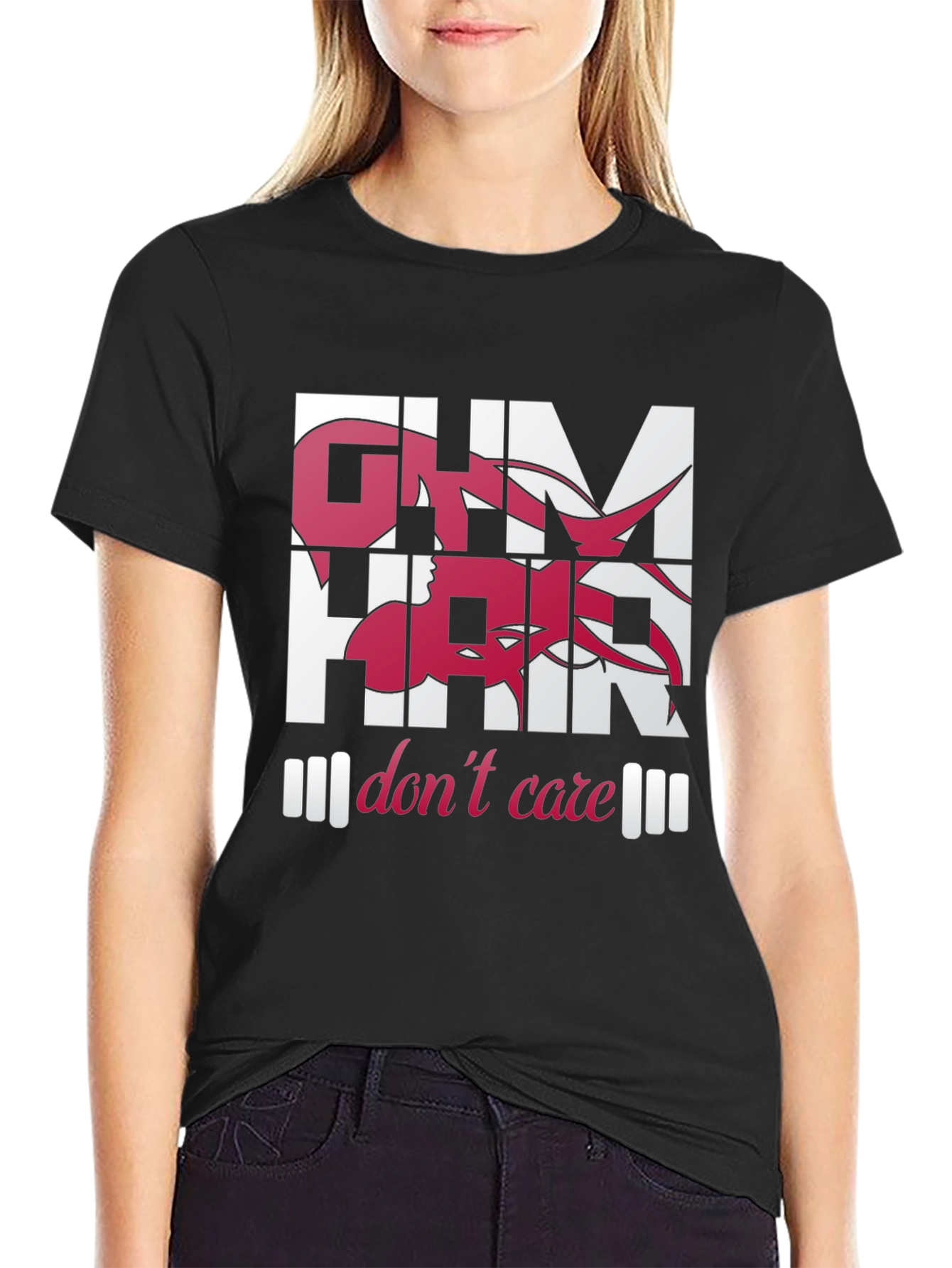 Gym Hair Dont Care Graphic Tee