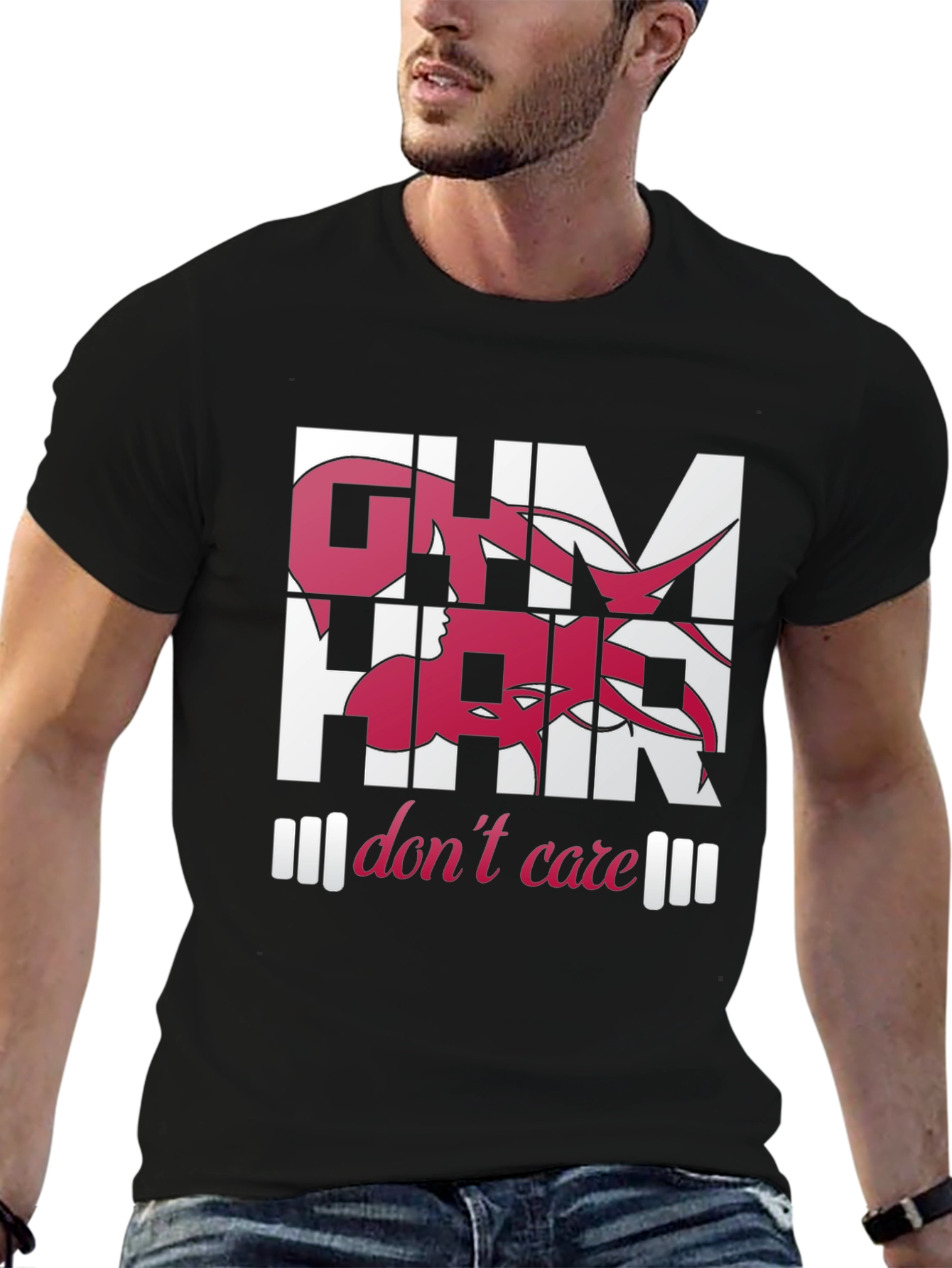 Gym Hair Dont Care Graphic Tee