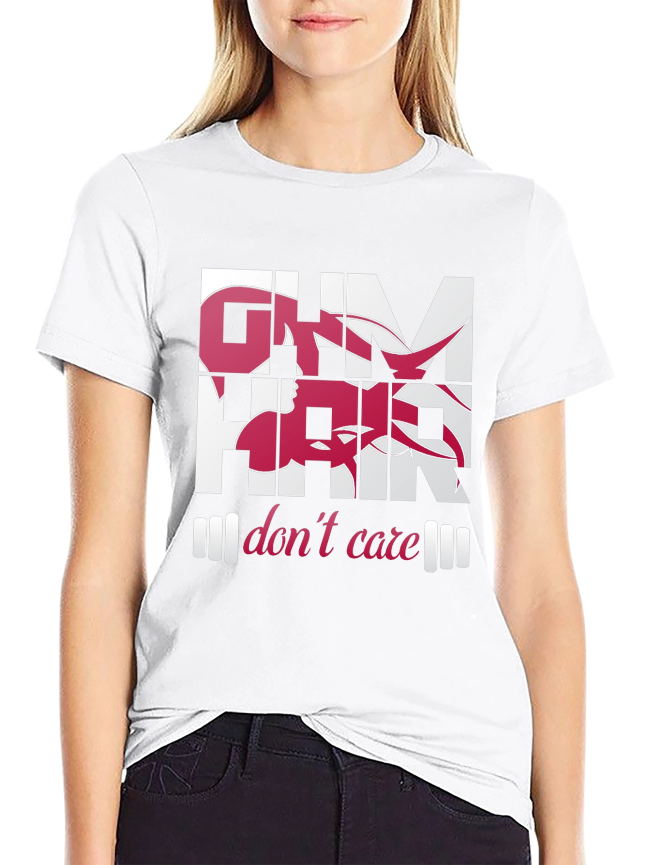 Gym Hair Dont Care Graphic Tee