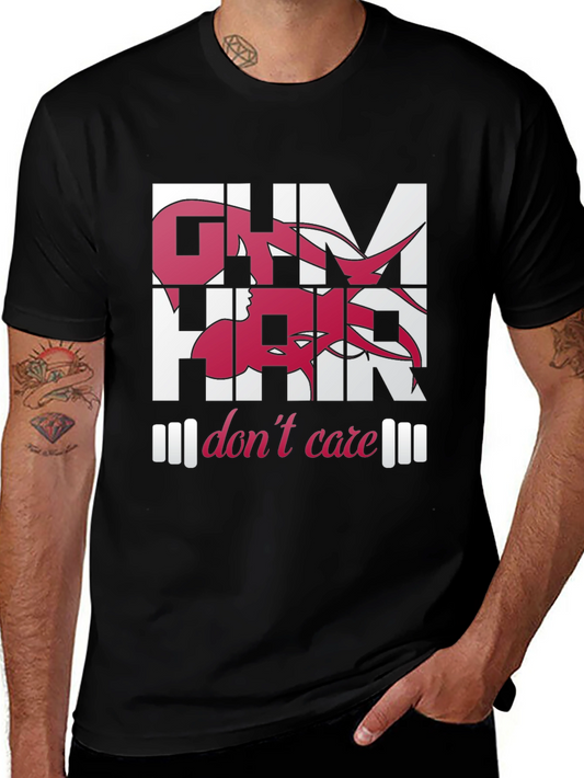 Gym Hair Dont Care Graphic Tee