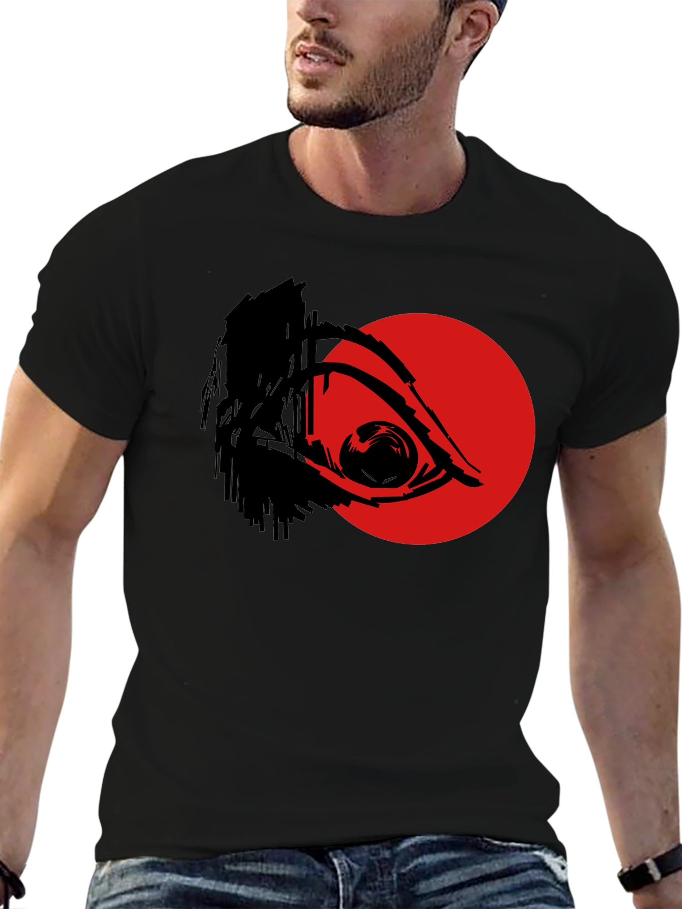 Eye Graphic Black T-Shirt