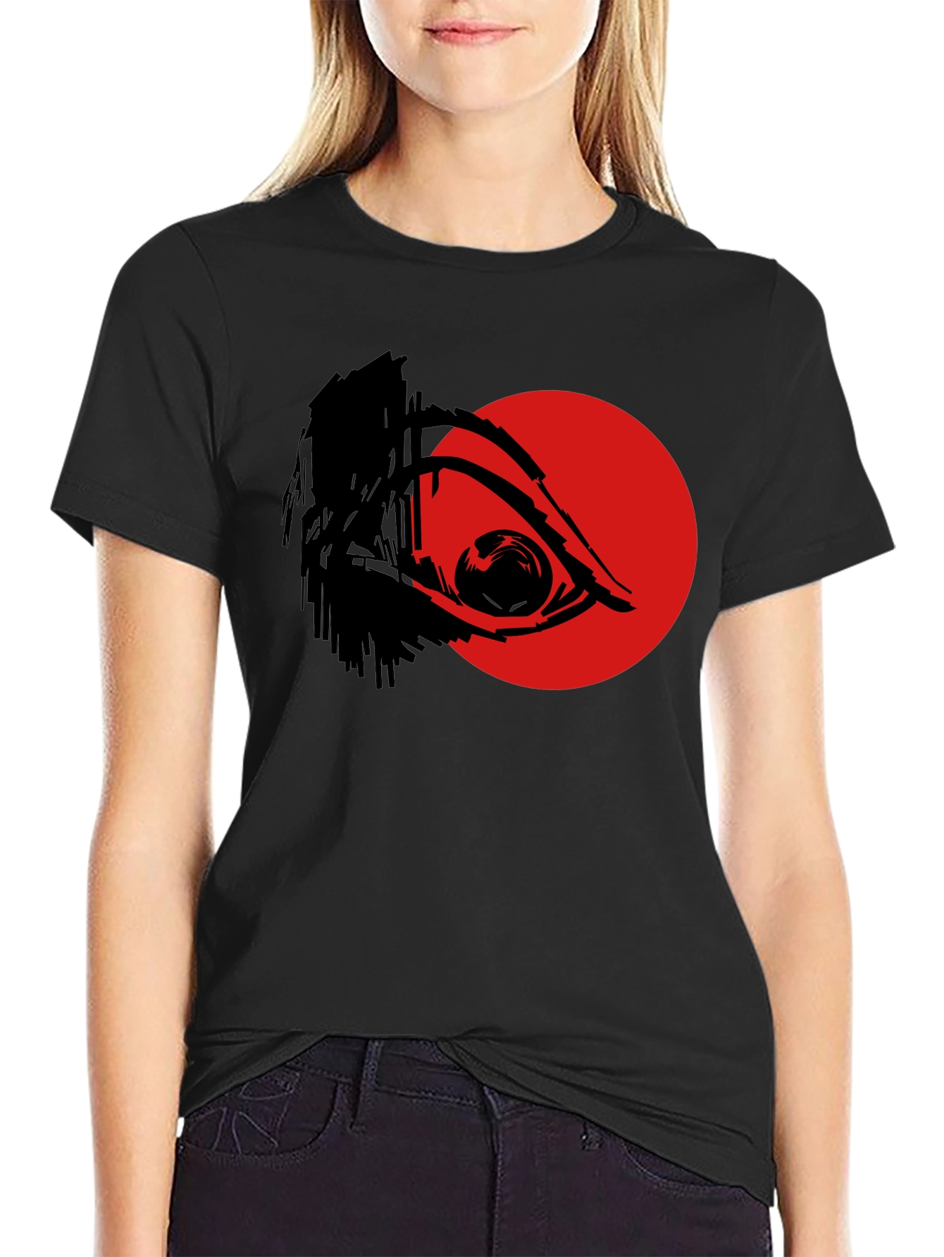 Eye Graphic Black T-Shirt