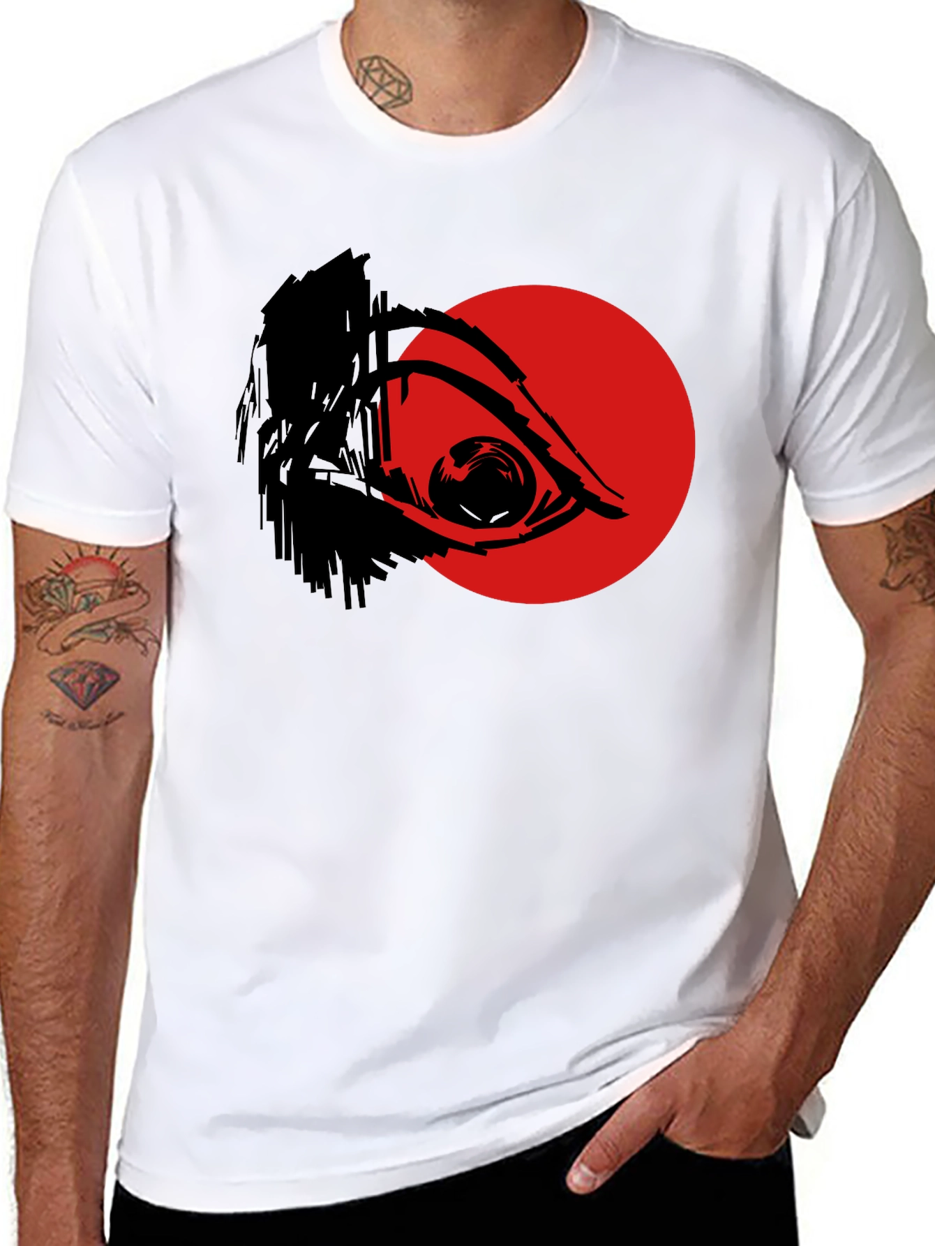 Eye Graphic Black T-Shirt