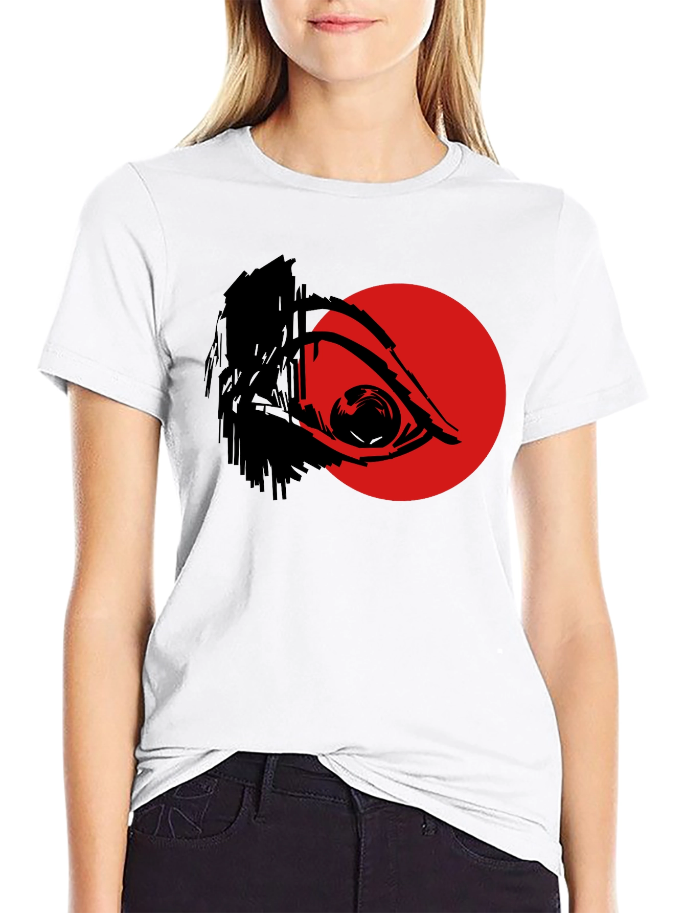 Eye Graphic Black T-Shirt