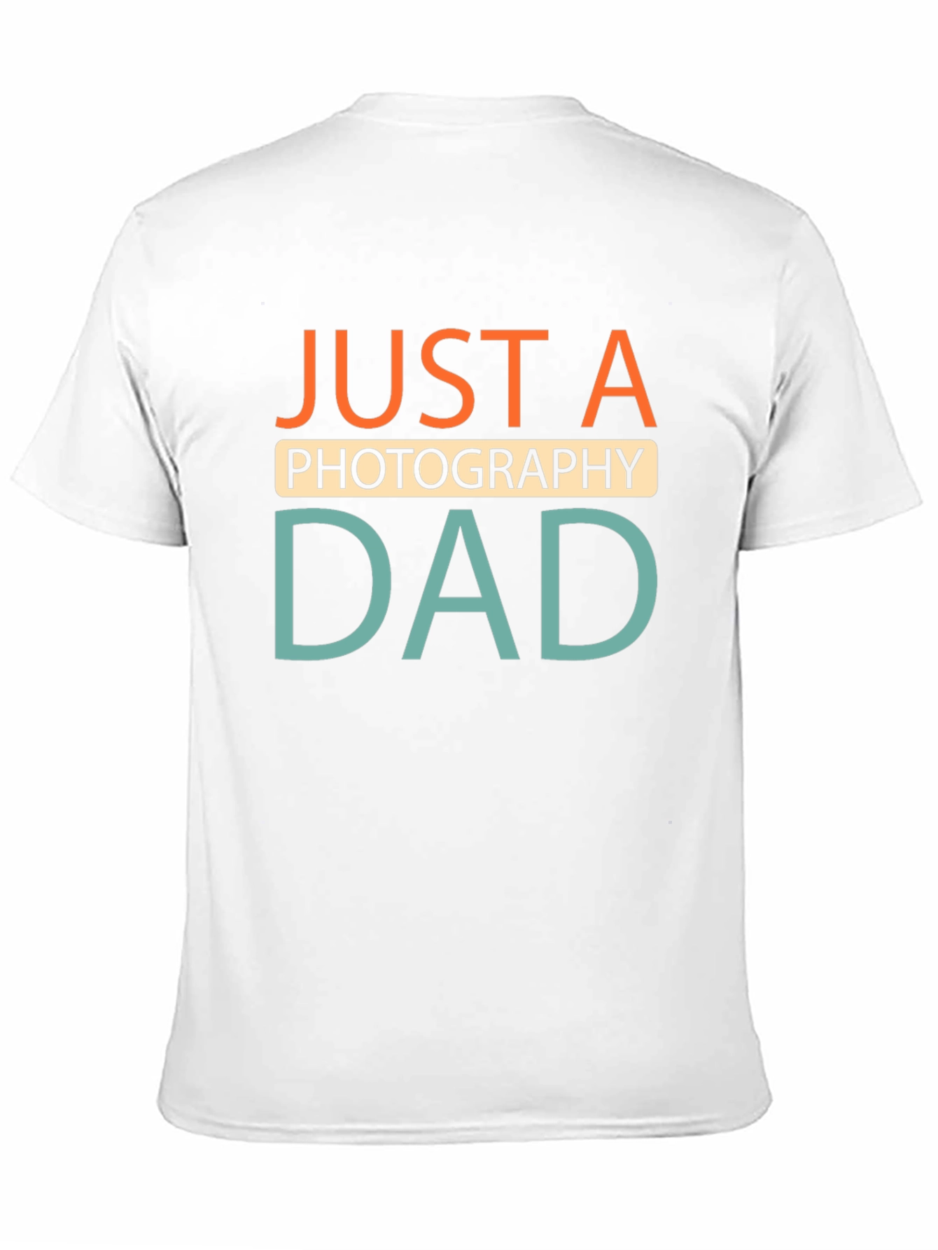 Just A Photography Dad Black T-Shirt