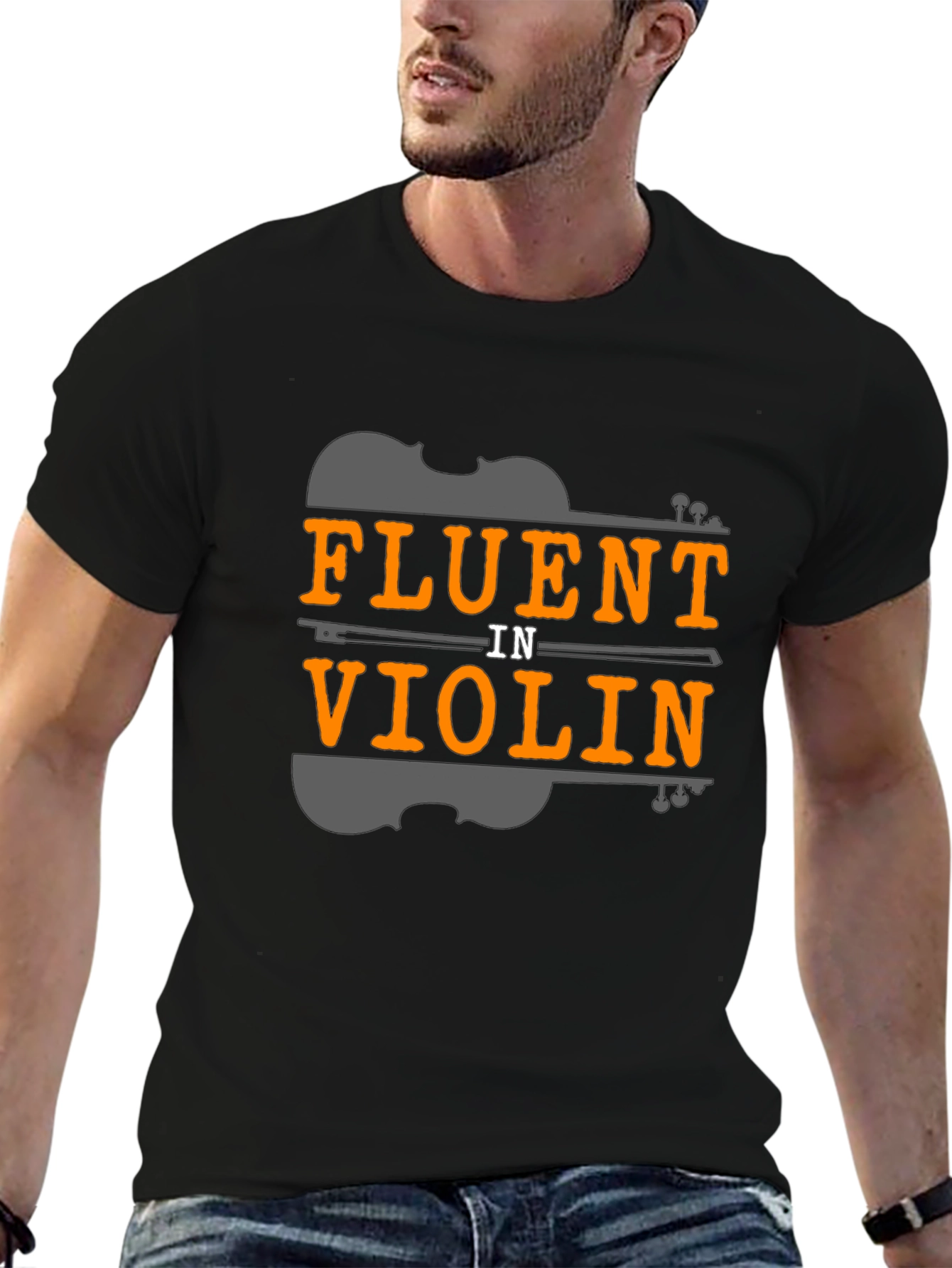 Fluent in Violin T-Shirt - Music Lover Tee