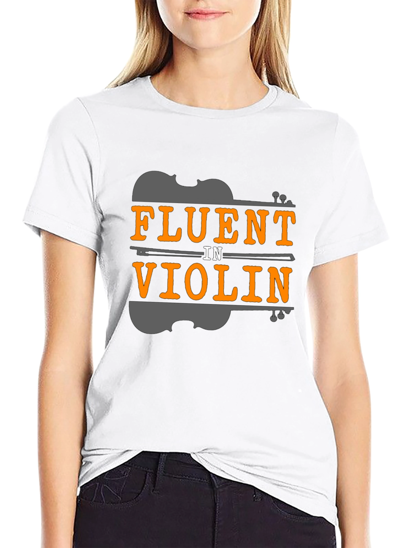 Fluent in Violin T-Shirt - Music Lover Tee