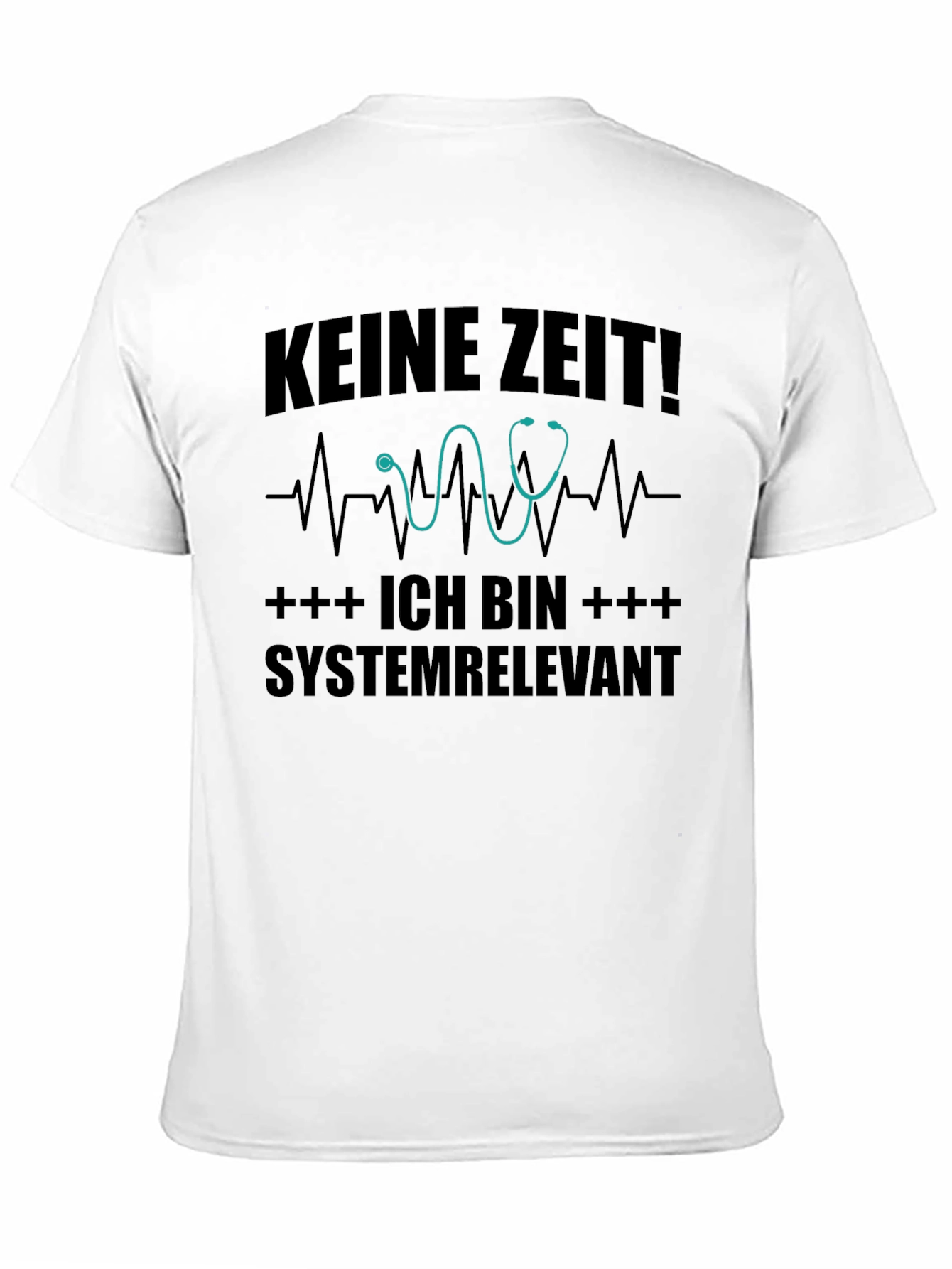 Systemrelevant Black T-Shirt - No Time!