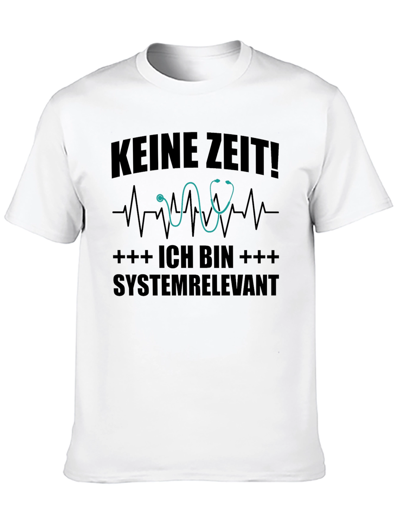 Systemrelevant Black T-Shirt - No Time!