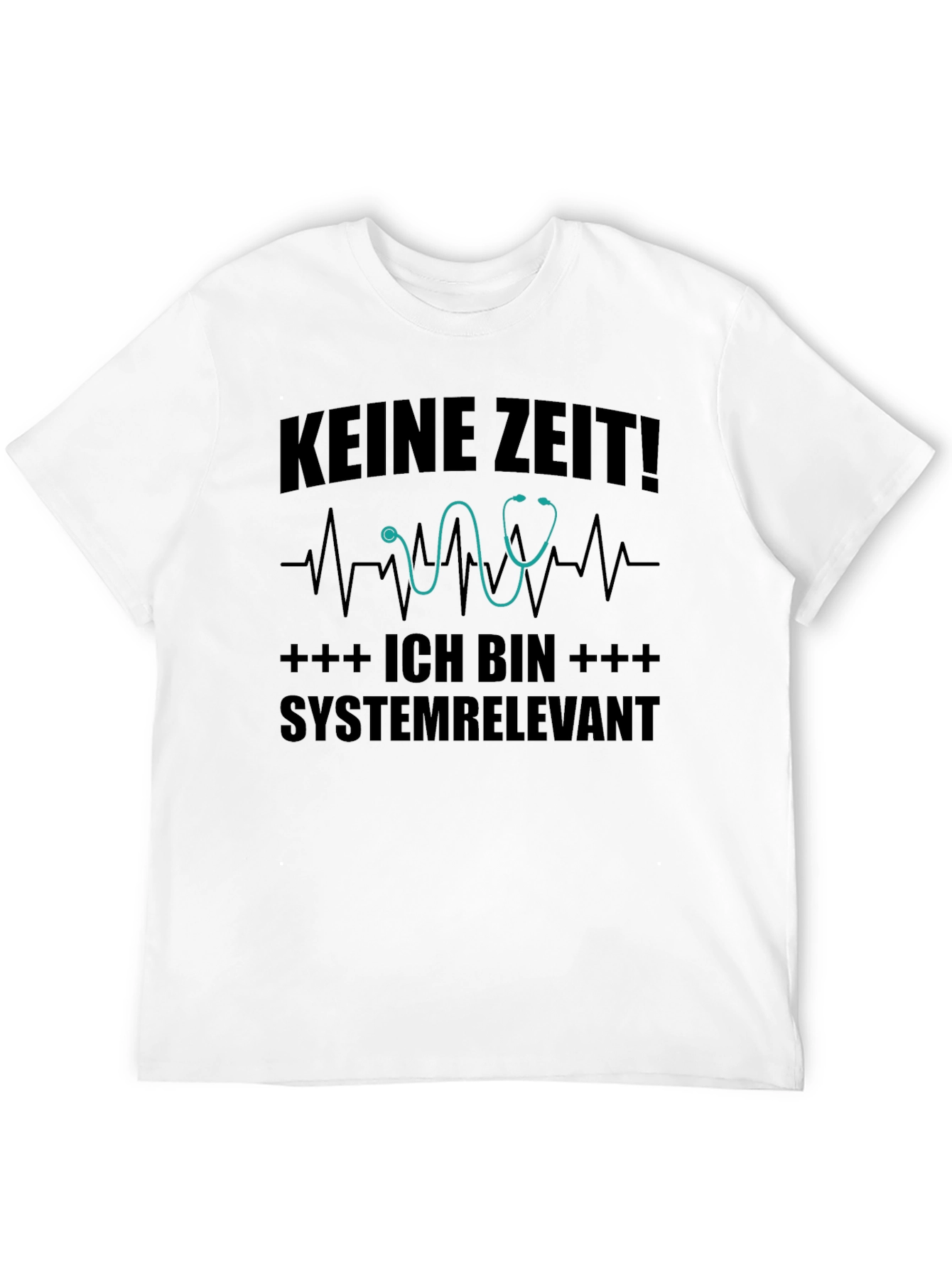 Systemrelevant Black T-Shirt - No Time!