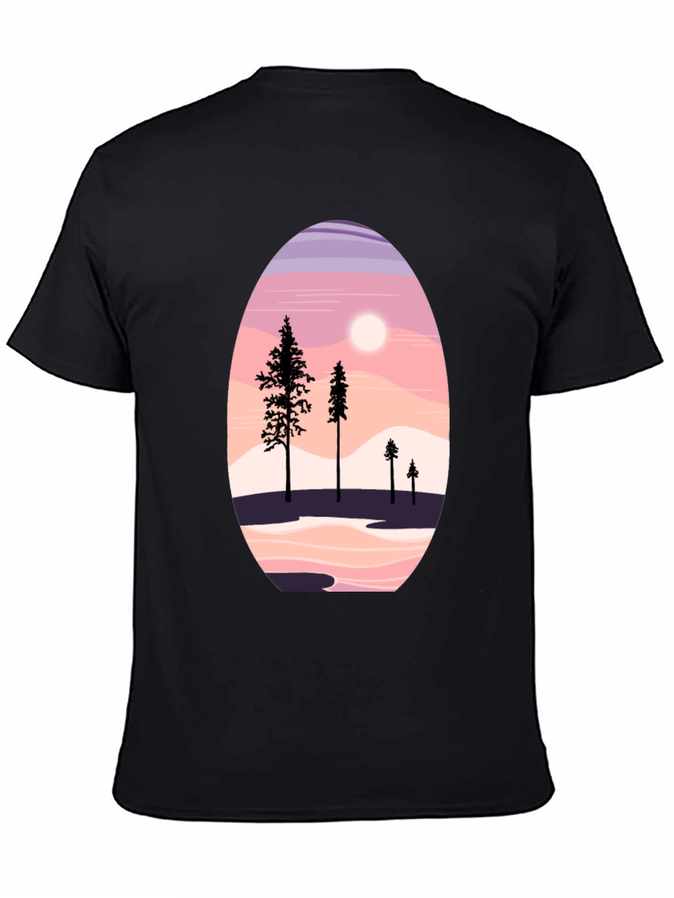 Scenic Mountain & Trees Graphic Tee