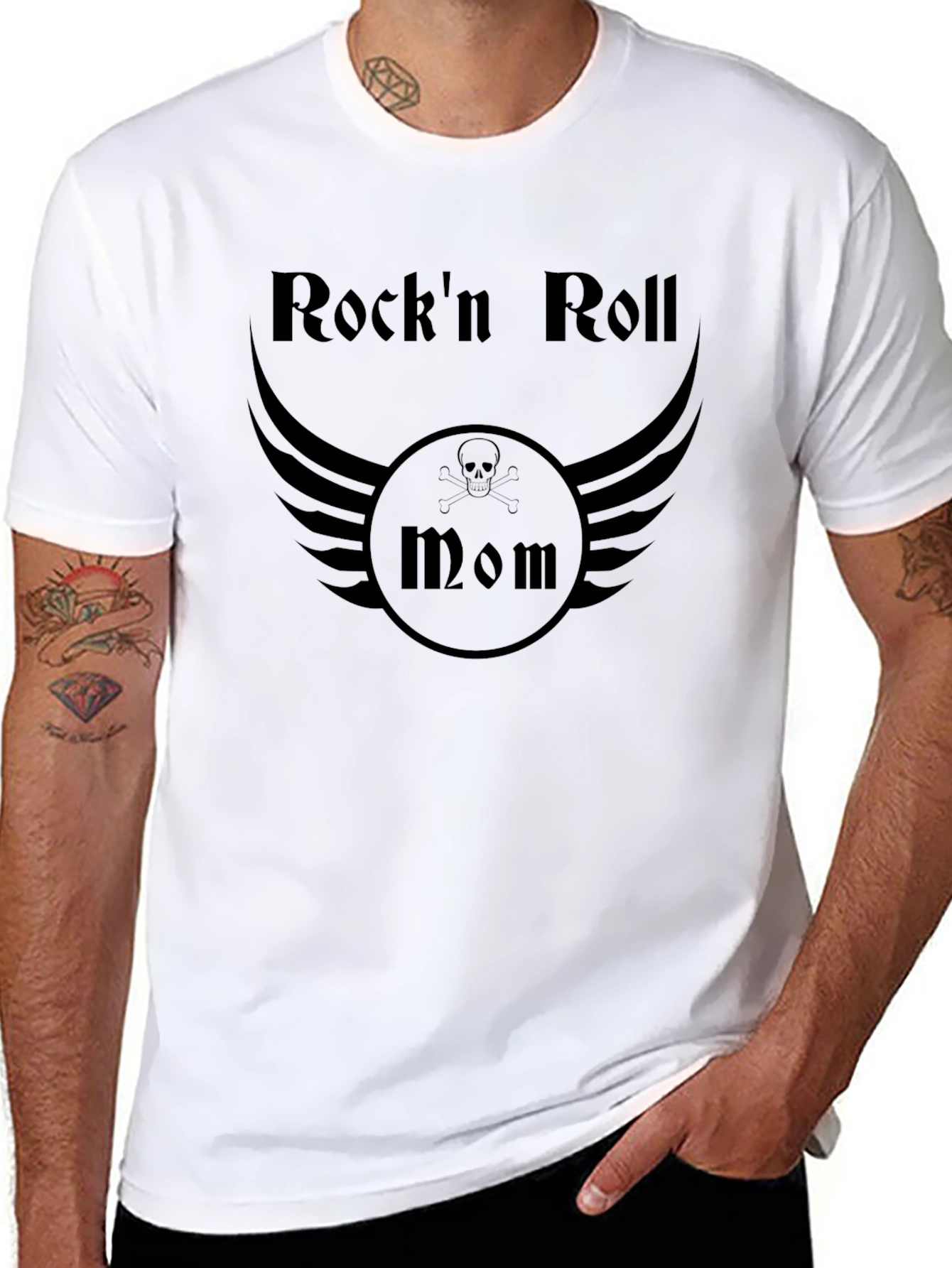 Rockn Roll Mom Graphic T-Shirt - Unisex