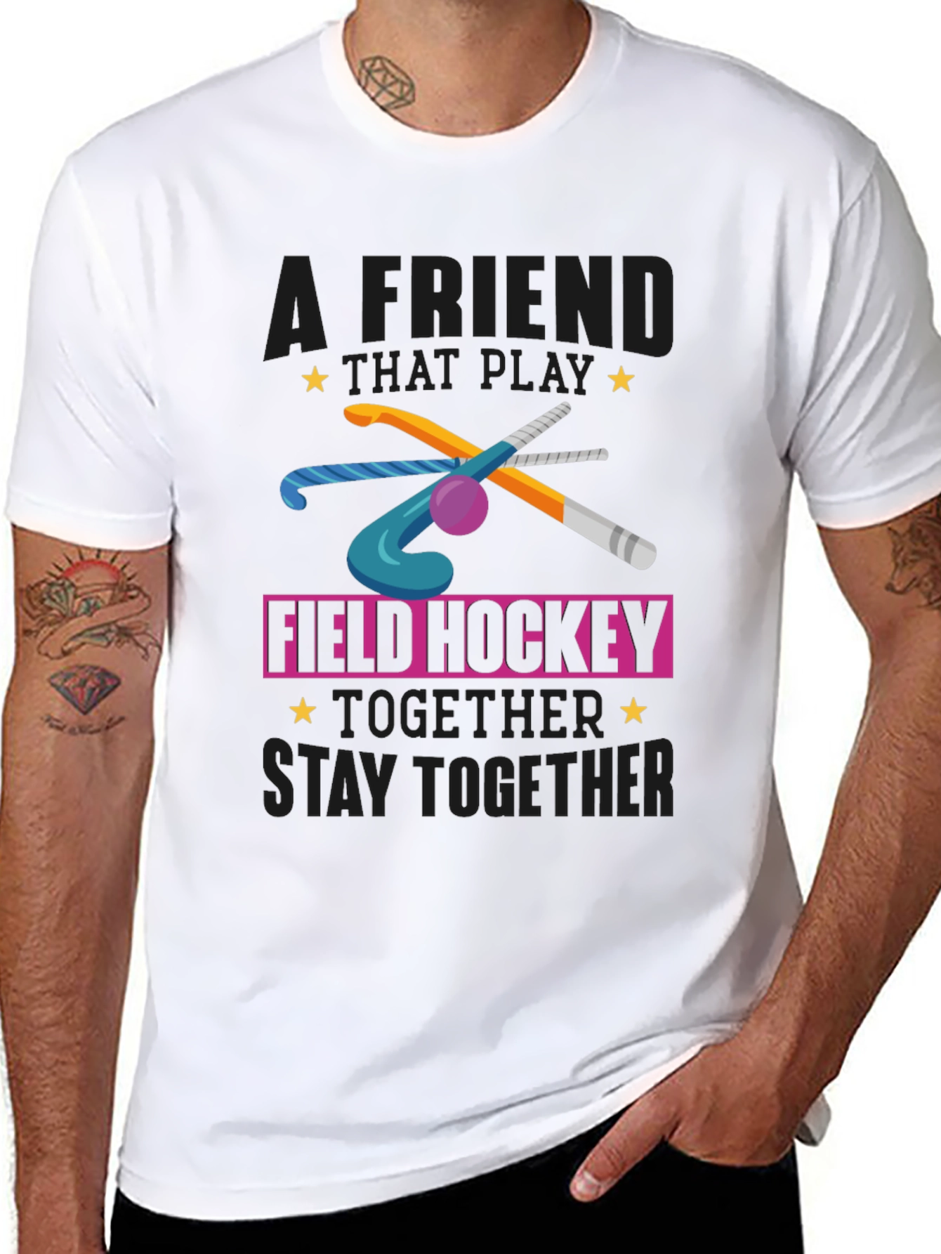 Field Hockey T-Shirt - Friends That Play Together