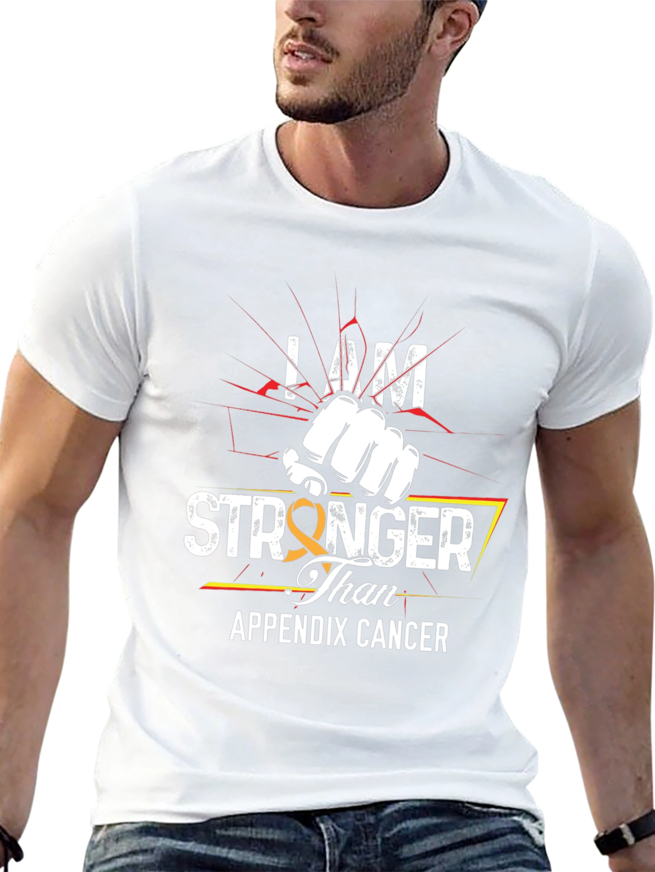 I am Stronger Than Appendix Cancer T-Shirt
