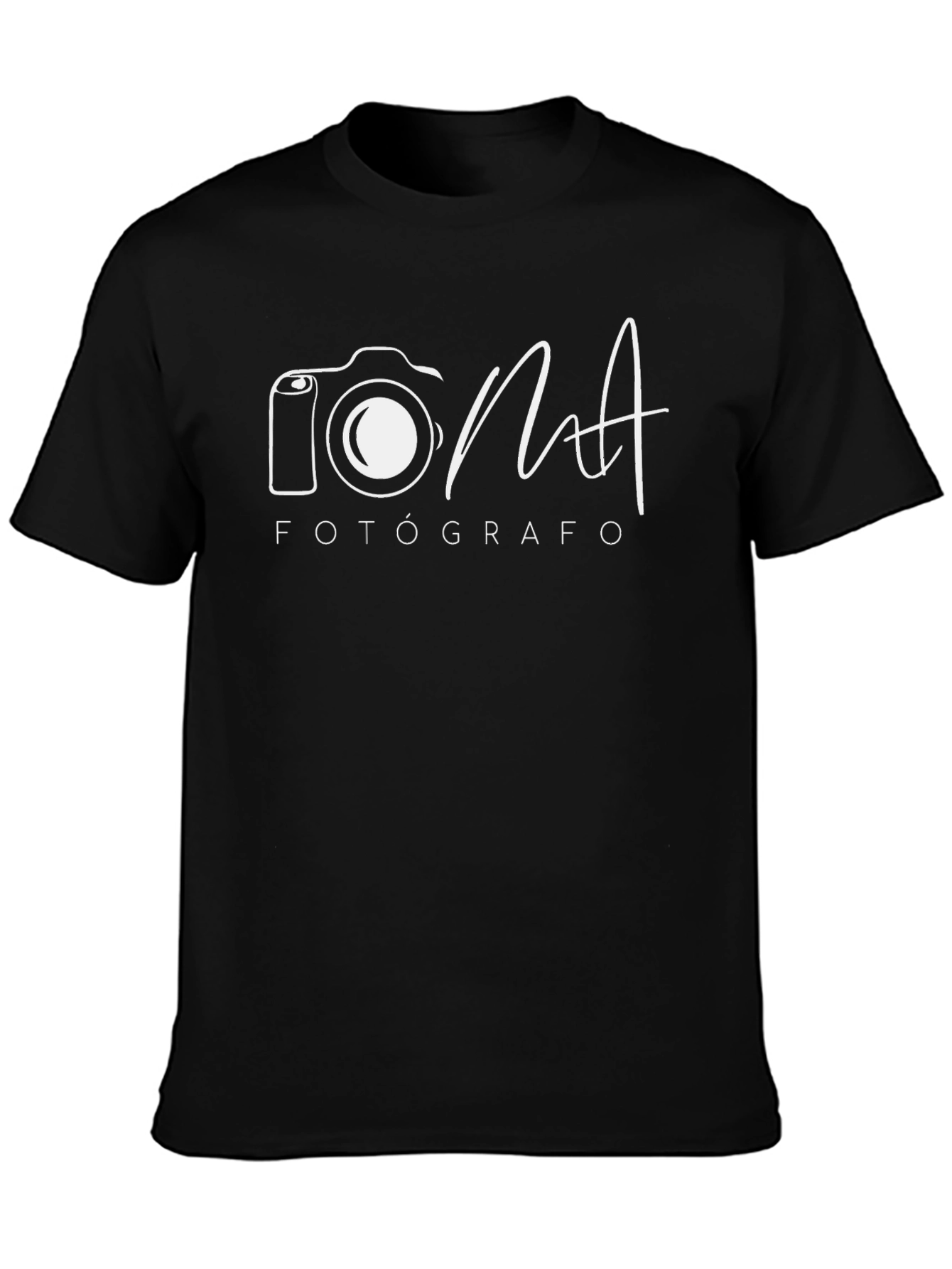 Fotografo Graphic Tee - Black Camera T-Shirt