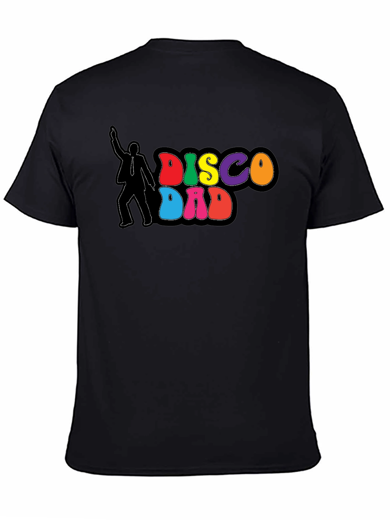 Disco Dad Black T-Shirt