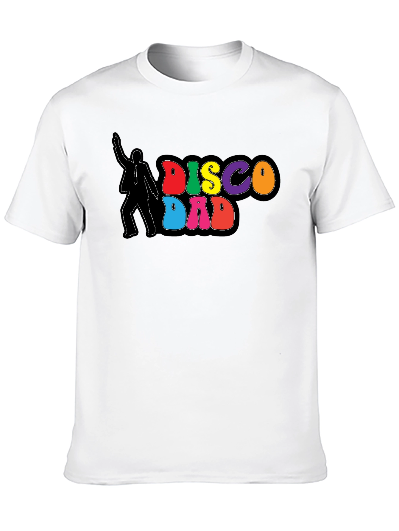 Disco Dad Black T-Shirt