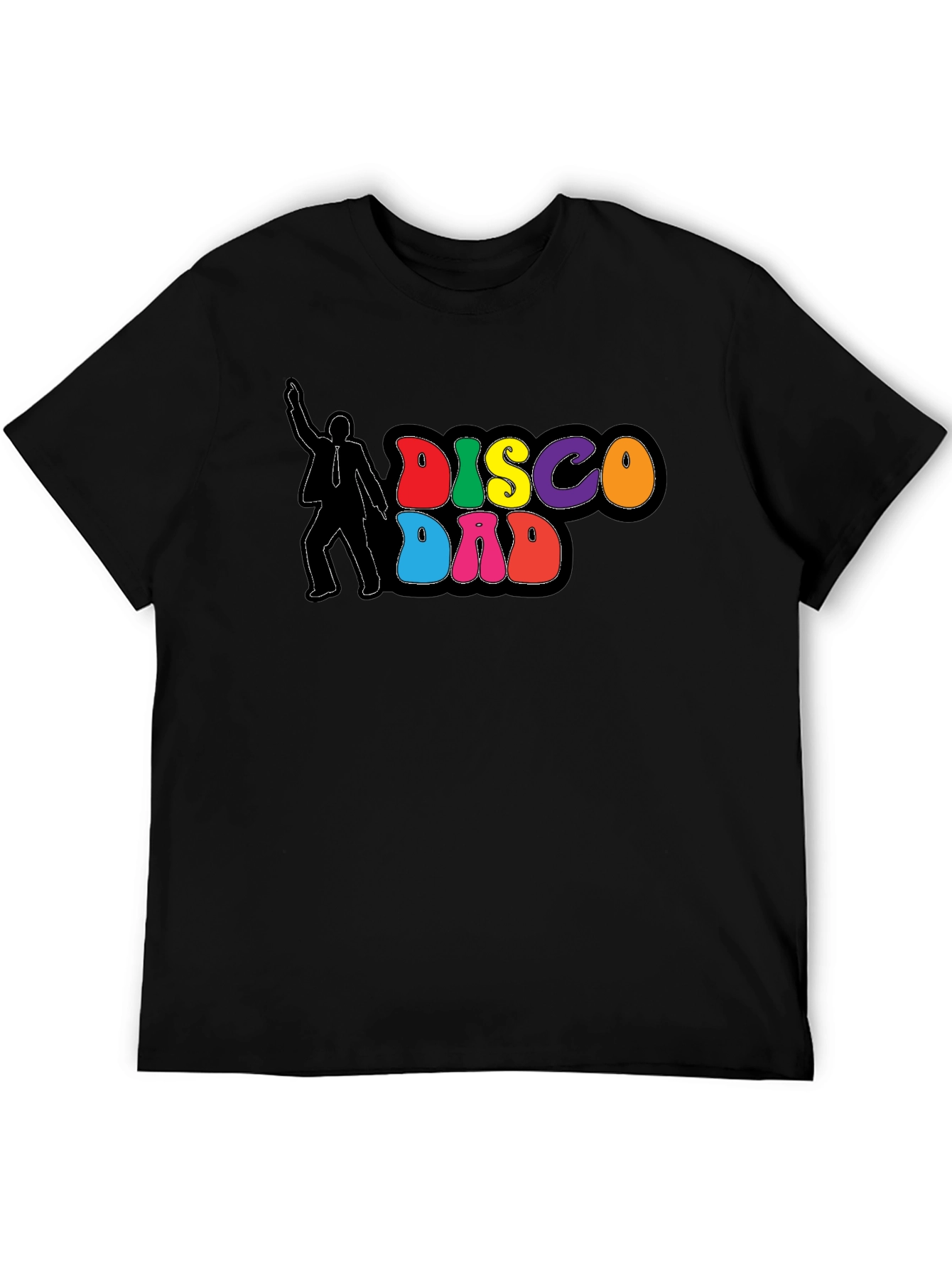 Disco Dad Black T-Shirt