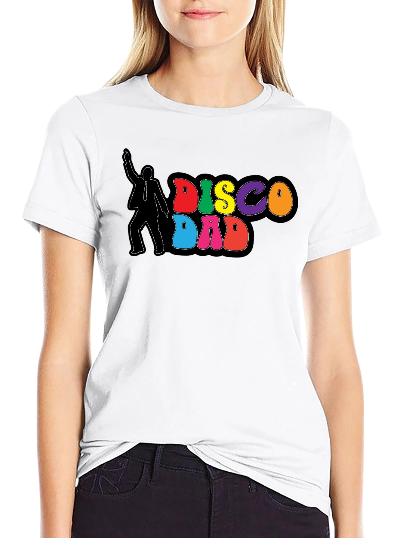 Disco Dad Black T-Shirt