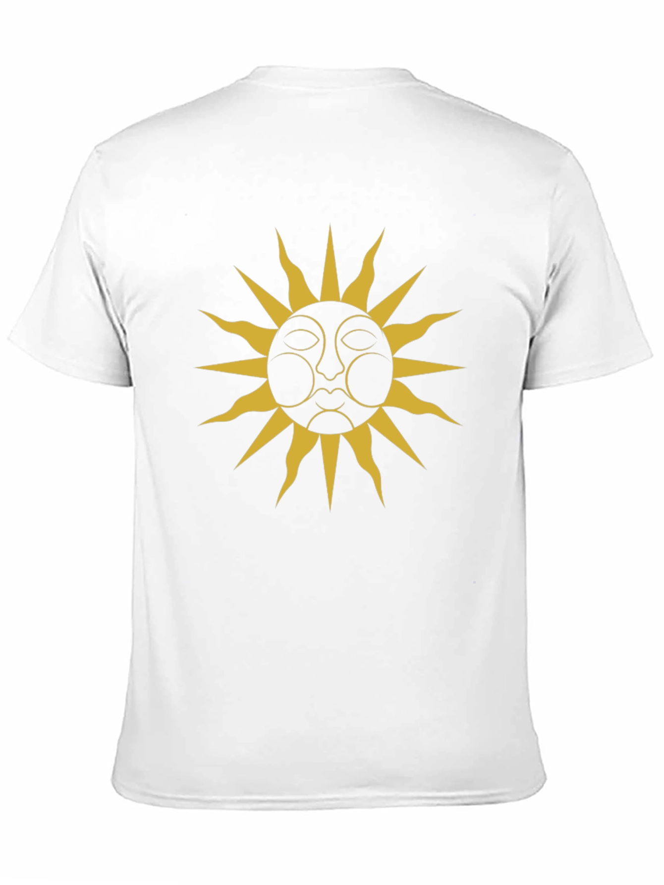 Mystic Sun Graphic Tee - Black Cotton T-Shirt