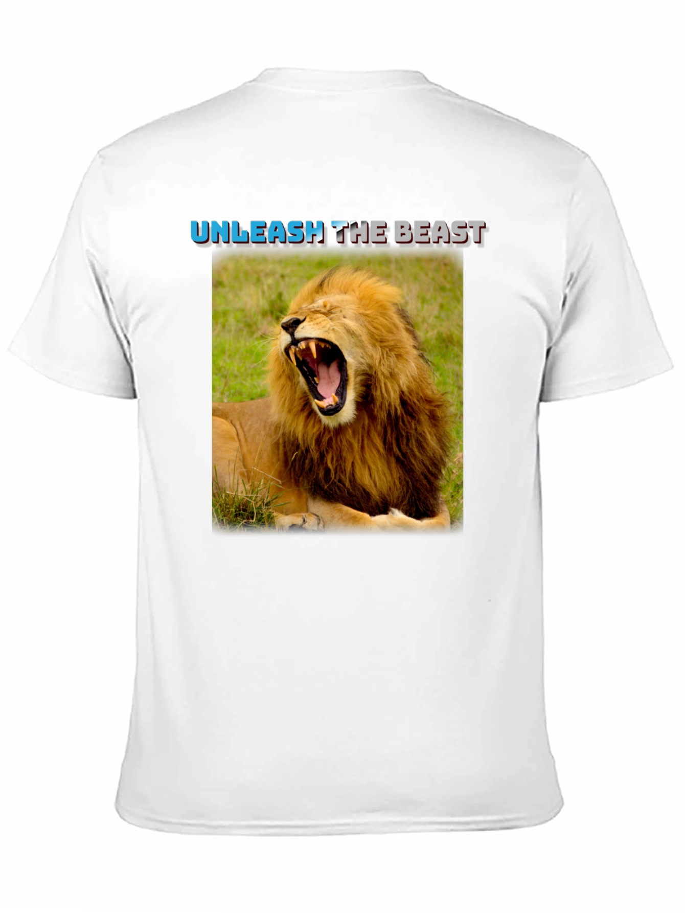 Unleash The Beast Lion Graphic T-Shirt