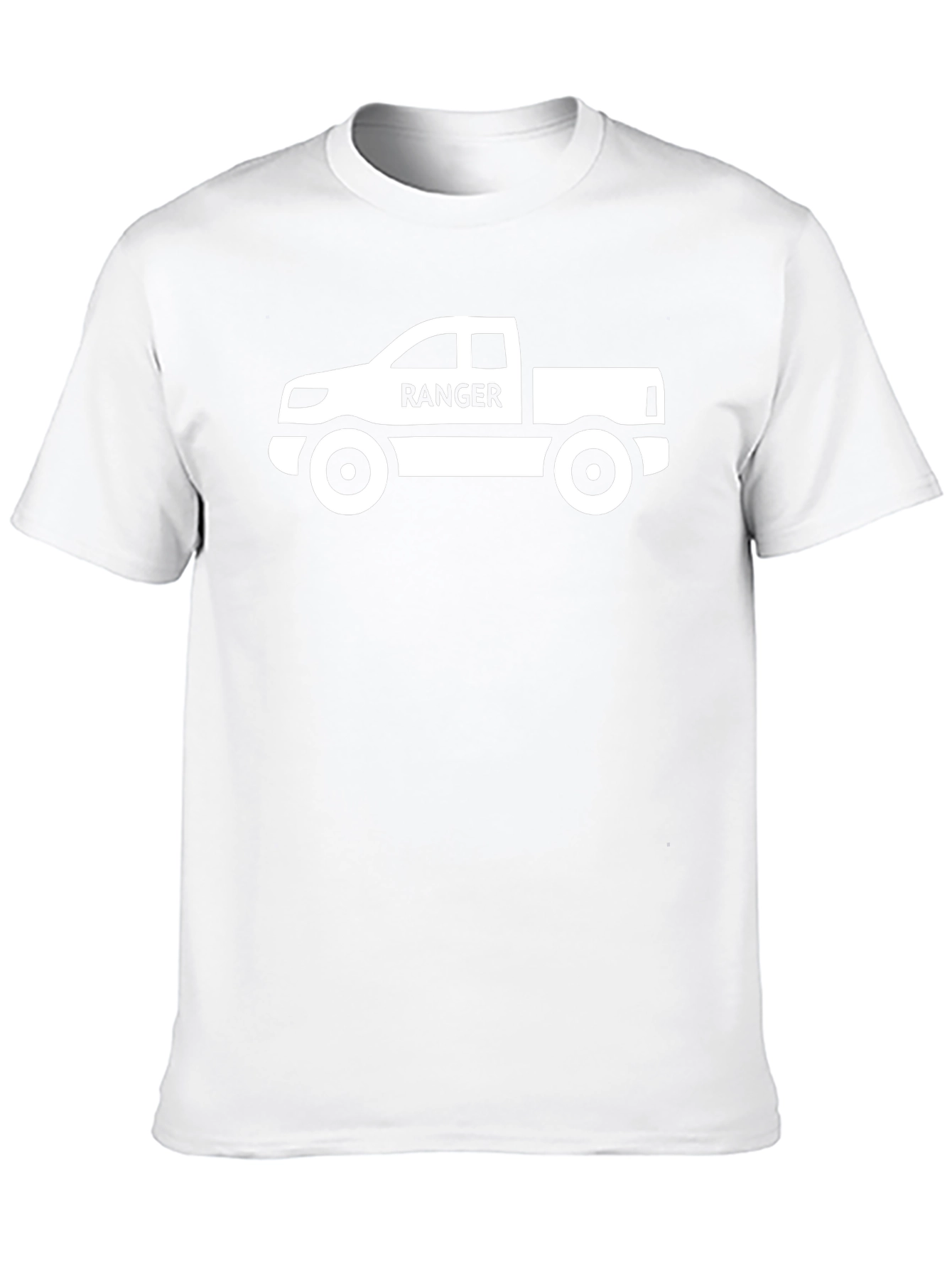 Ranger Truck Graphic Tee - Black Cotton T-Shirt