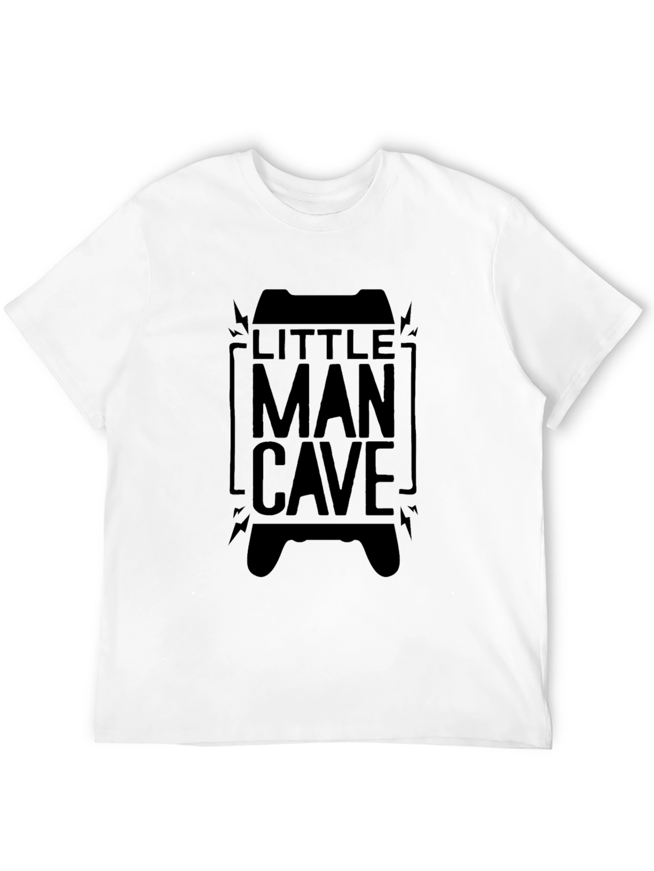 Little Man Cave Gamer T-Shirt - Black