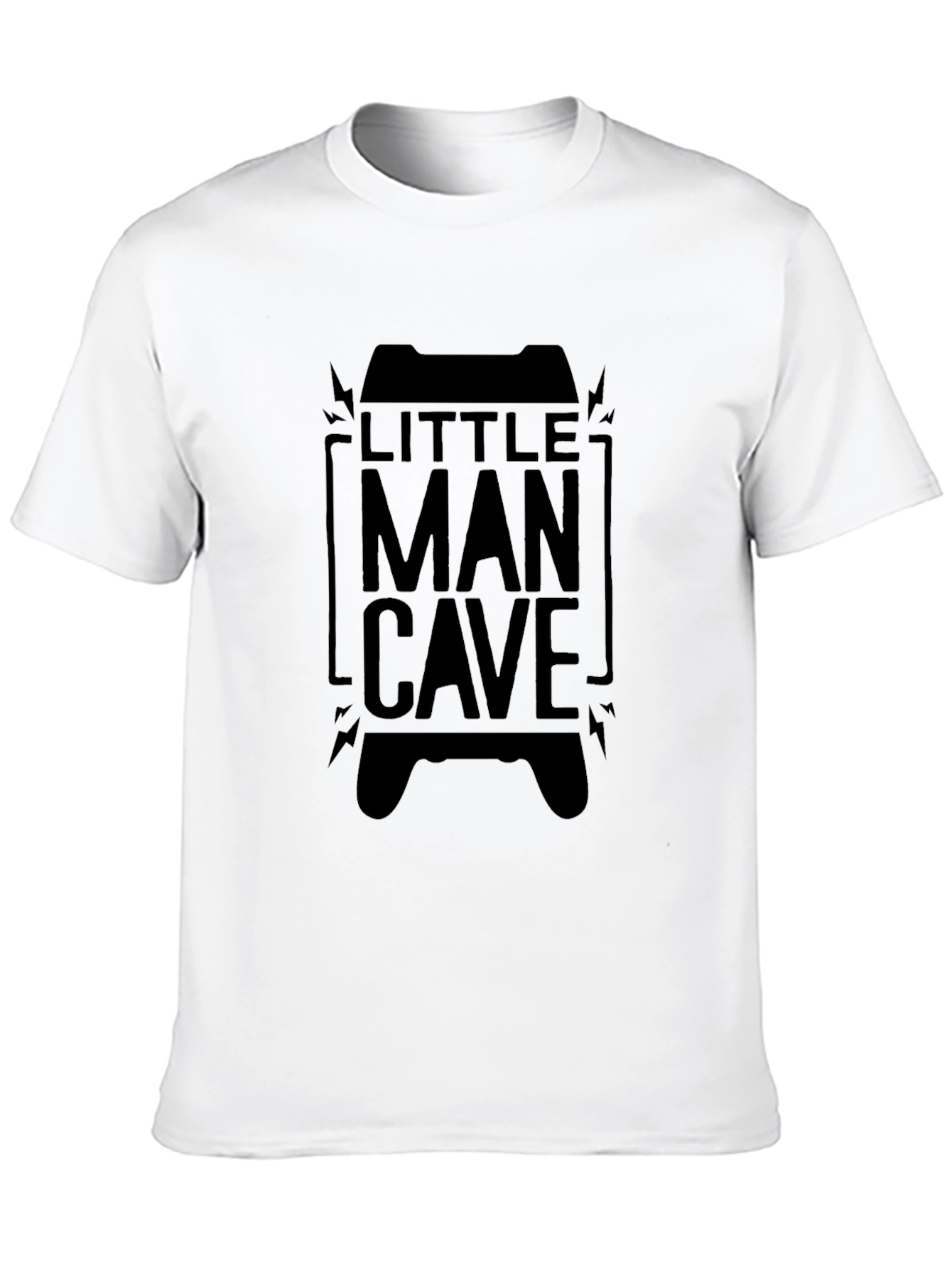 Little Man Cave Gamer T-Shirt - Black