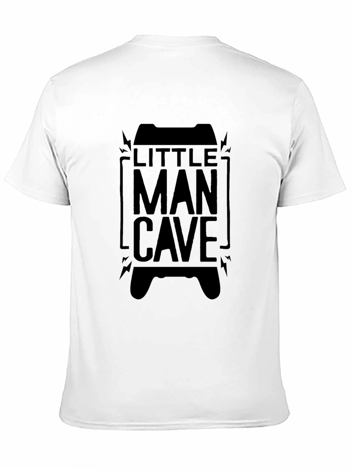 Little Man Cave Gamer T-Shirt - Black