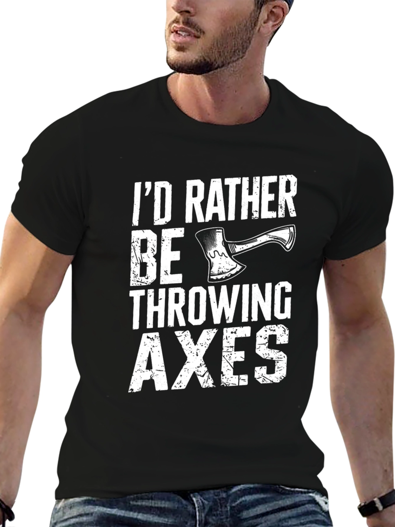 Id Rather Be Throwing Axes T-Shirt