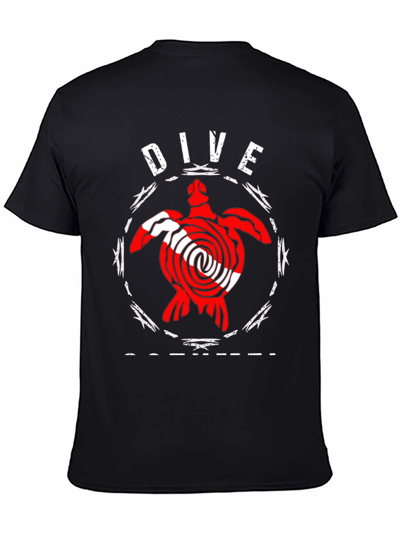 Dive Scuba Turtle Graphic T-Shirt
