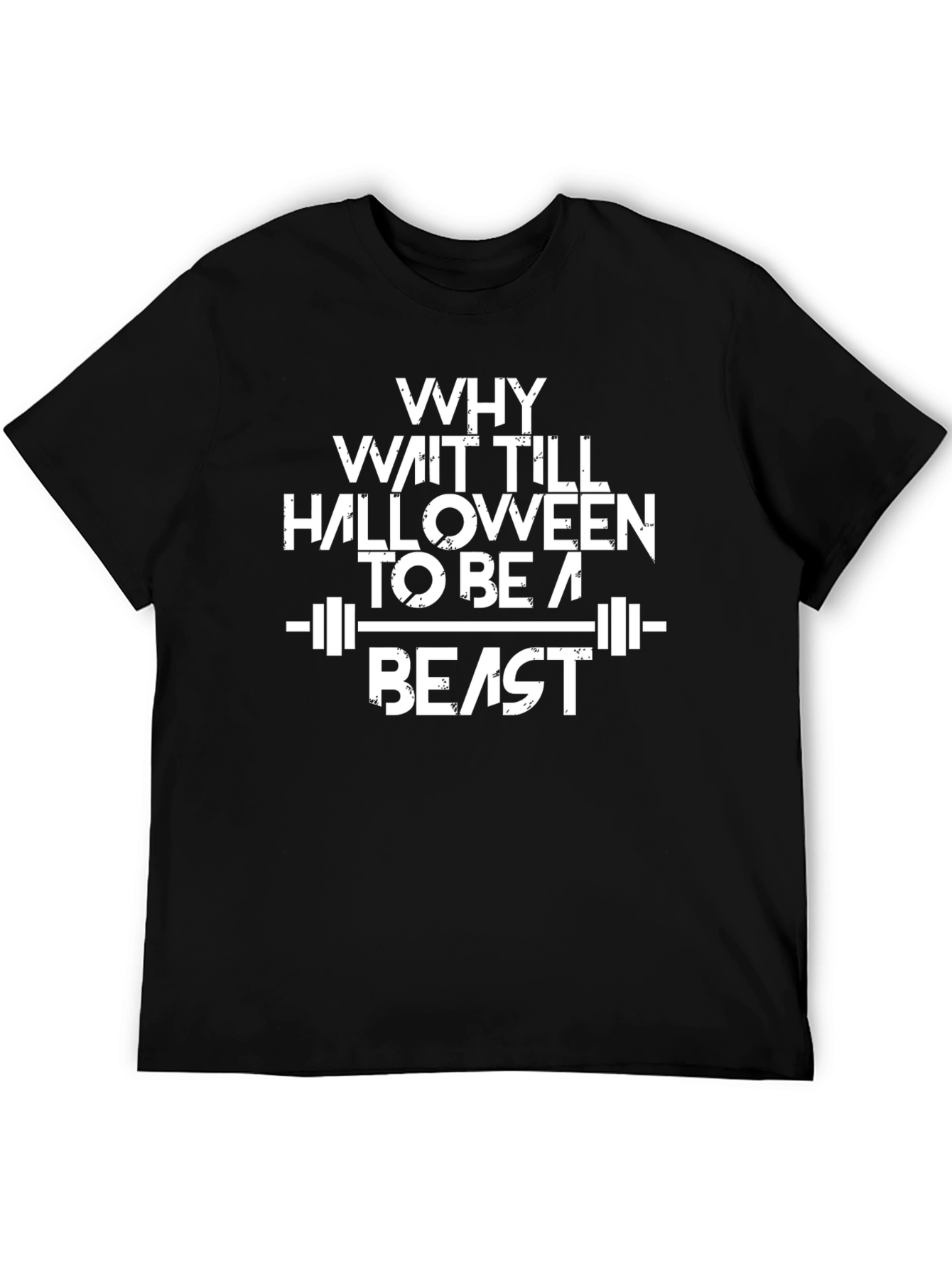 Why Wait Till Halloween Beast Graphic T-Shirt