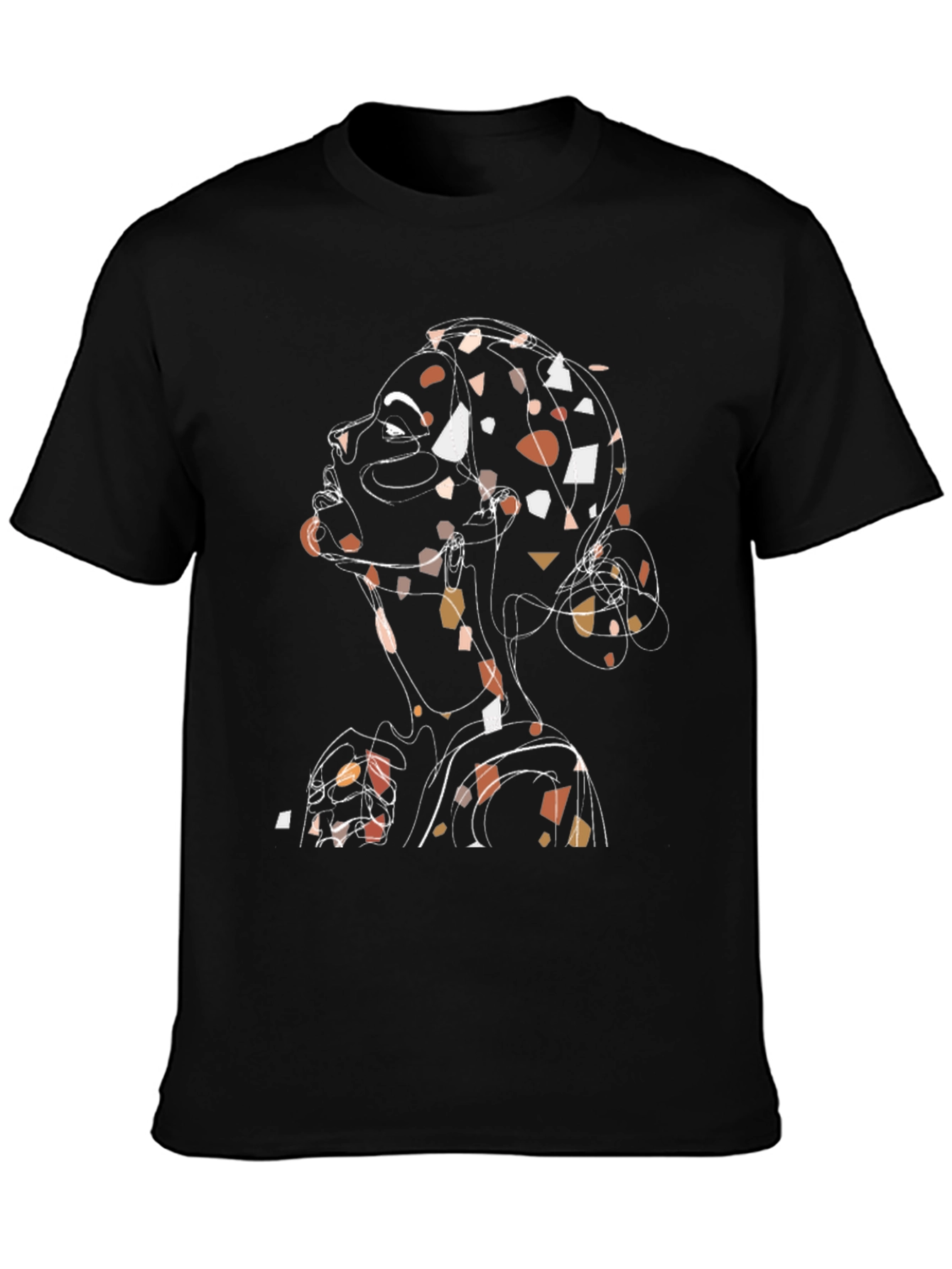 Abstract Woman Graphic Tee - Unique Art Print