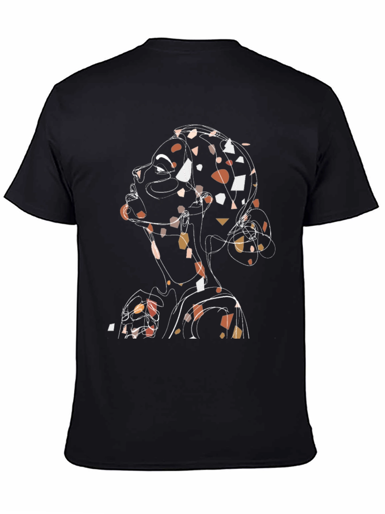 Abstract Woman Graphic Tee - Unique Art Print