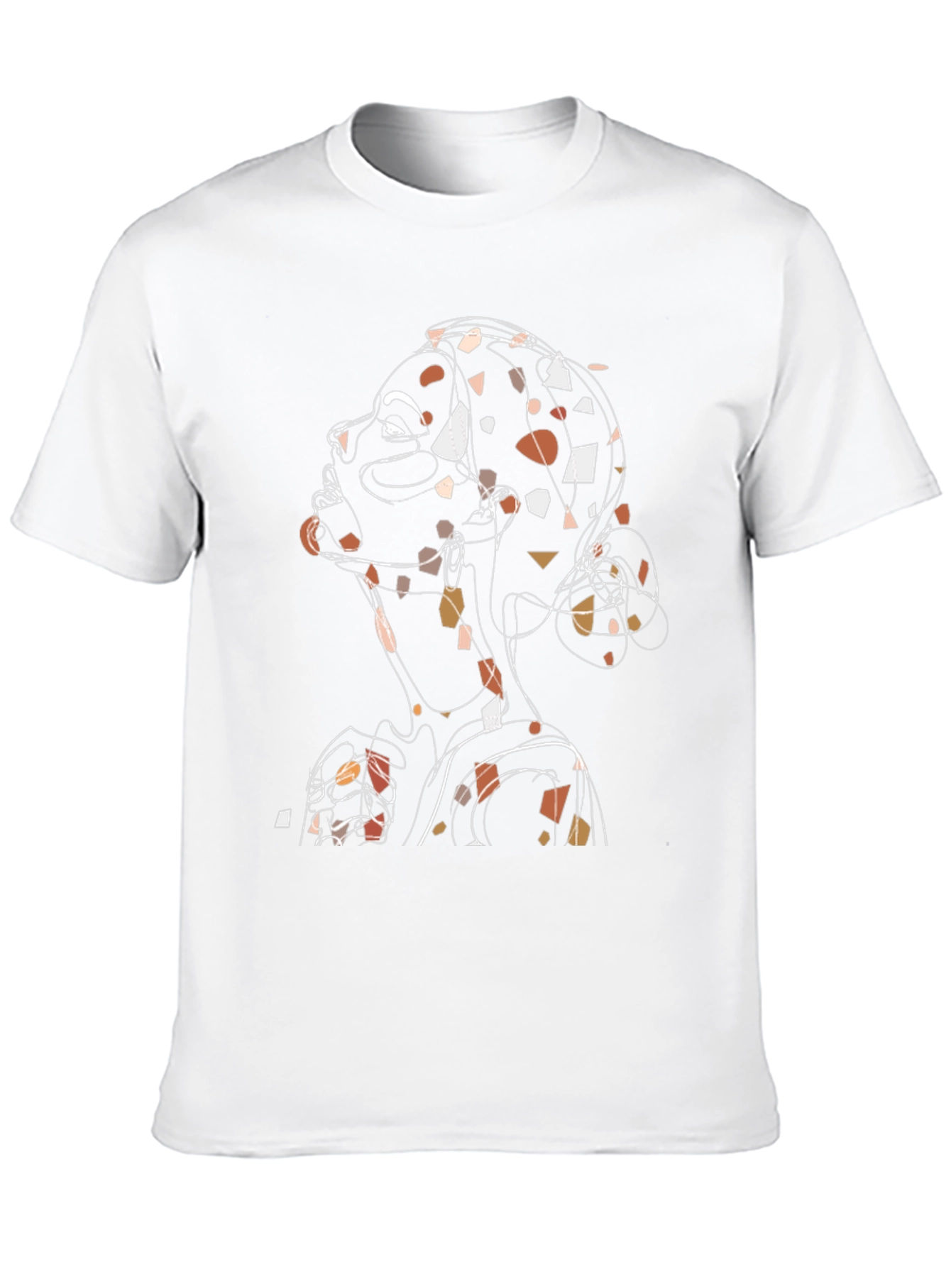 Abstract Woman Graphic Tee - Unique Art Print