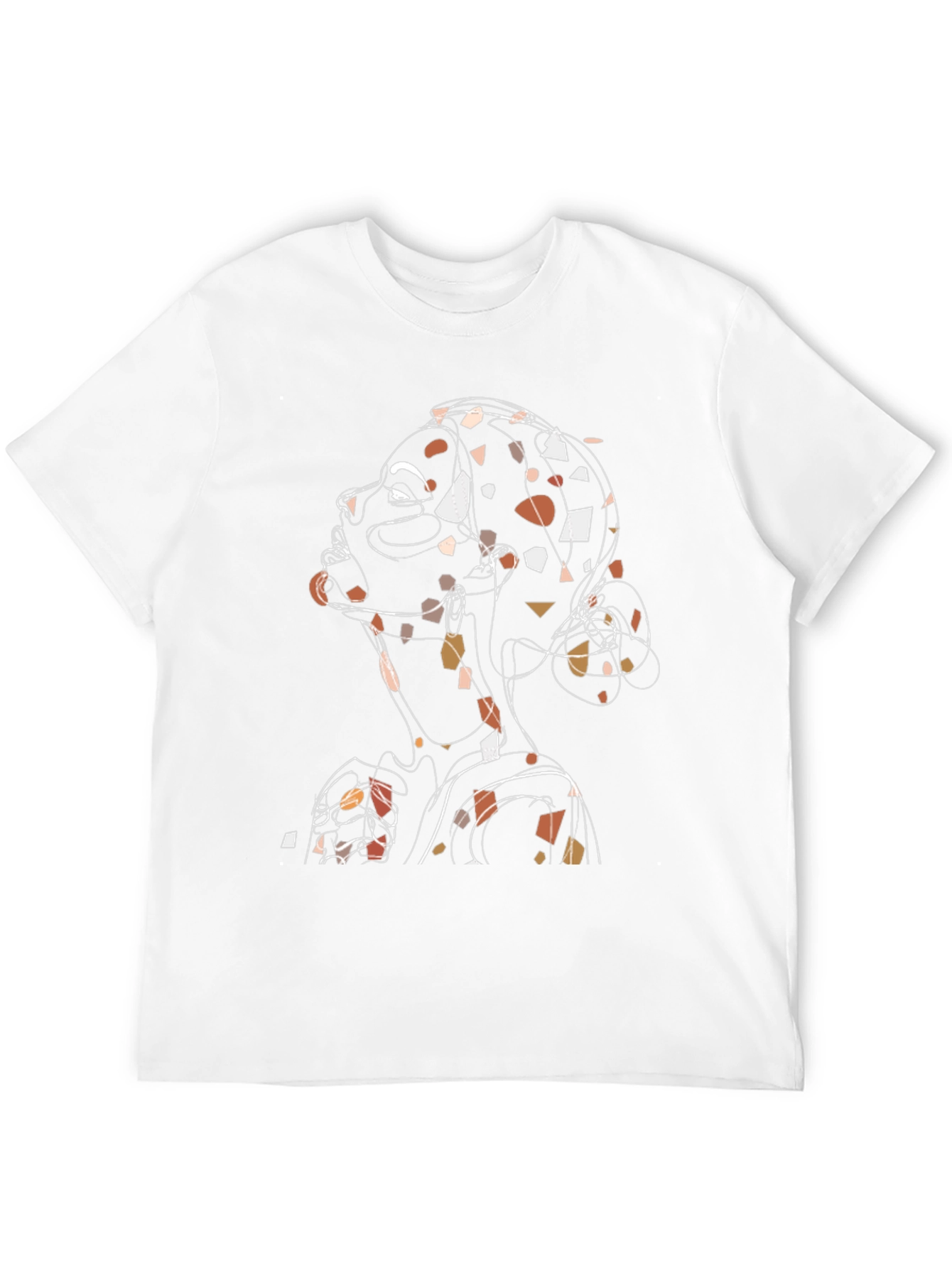 Abstract Woman Graphic Tee - Unique Art Print