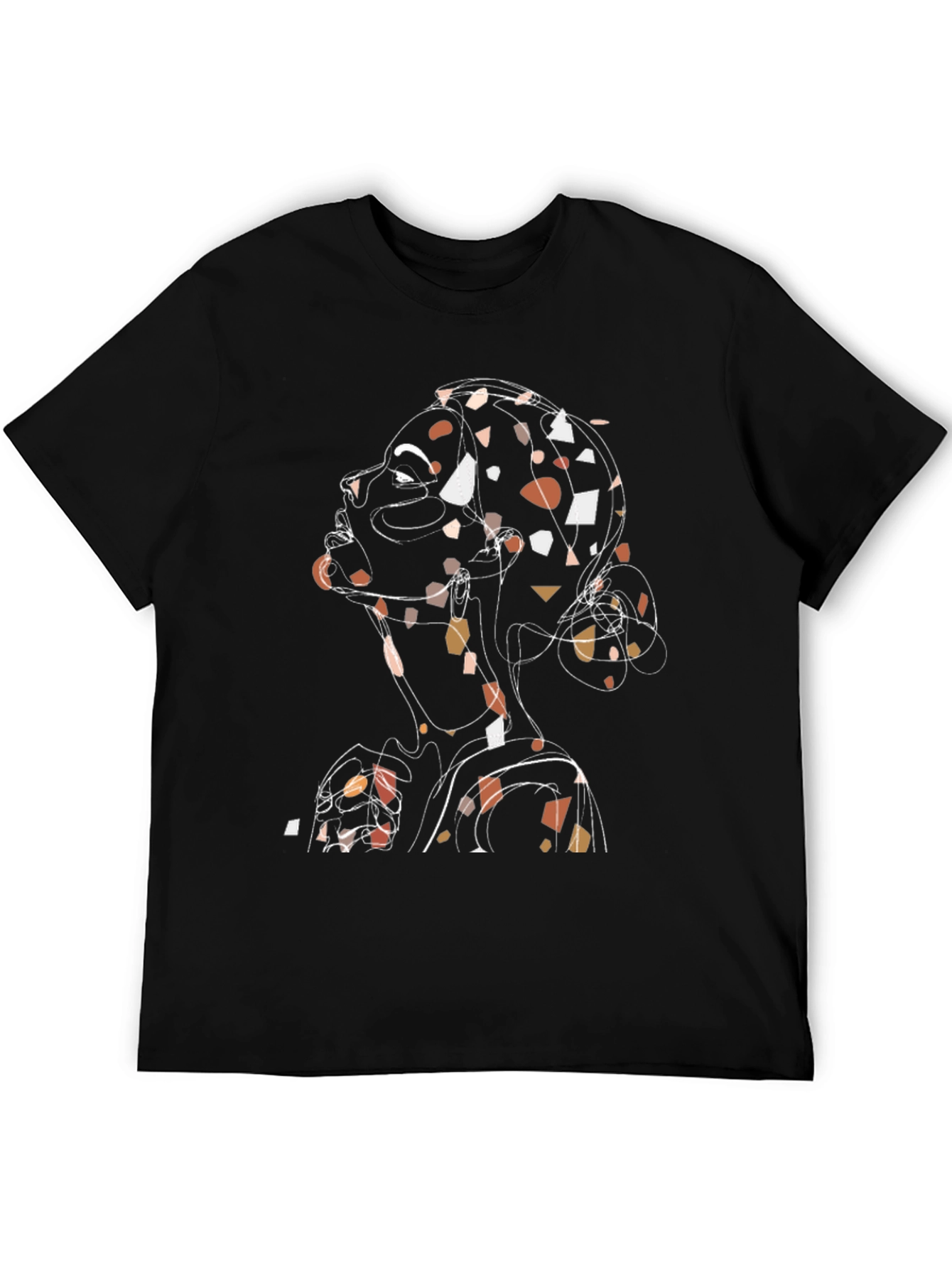 Abstract Woman Graphic Tee - Unique Art Print