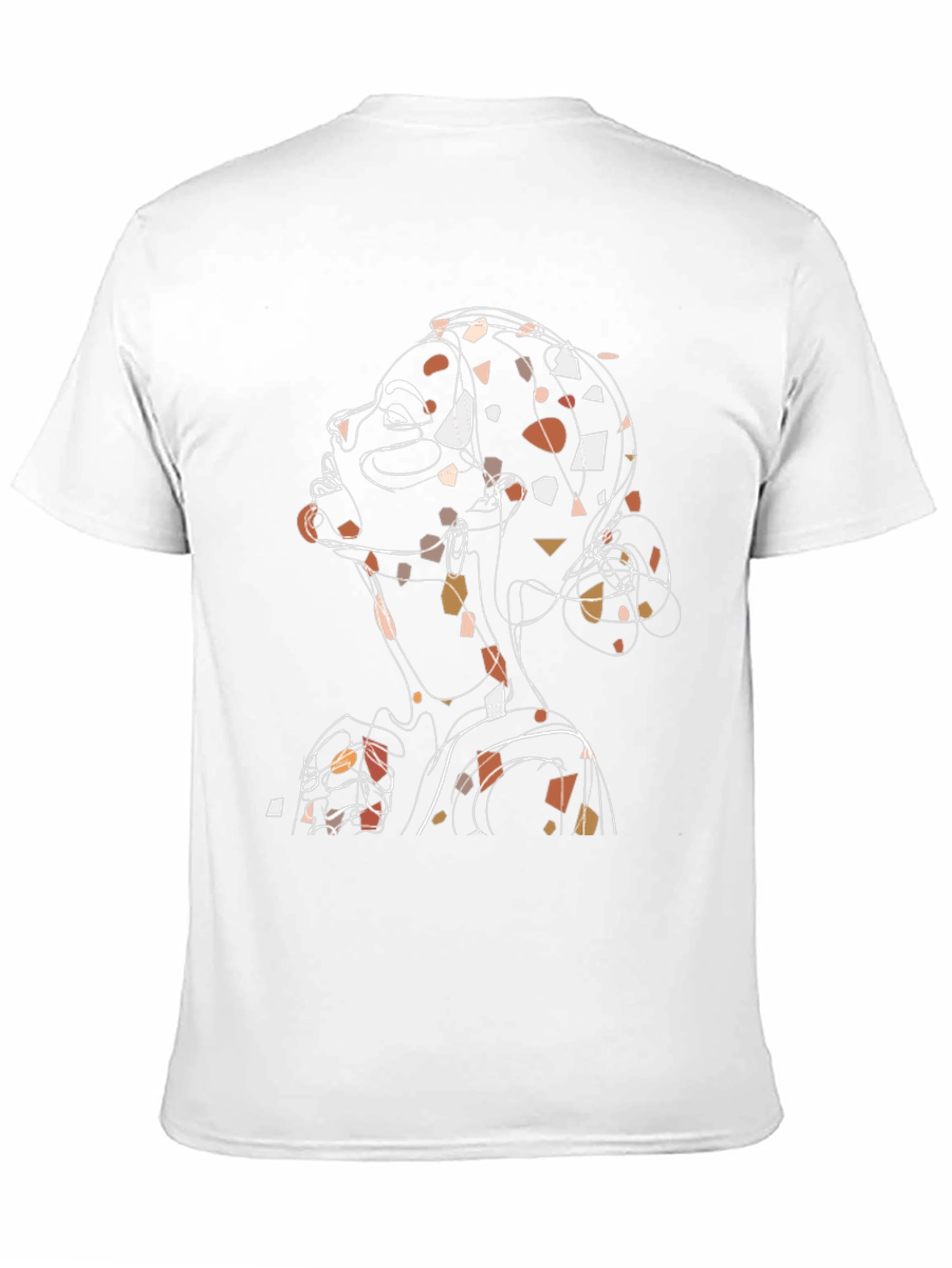 Abstract Woman Graphic Tee - Unique Art Print