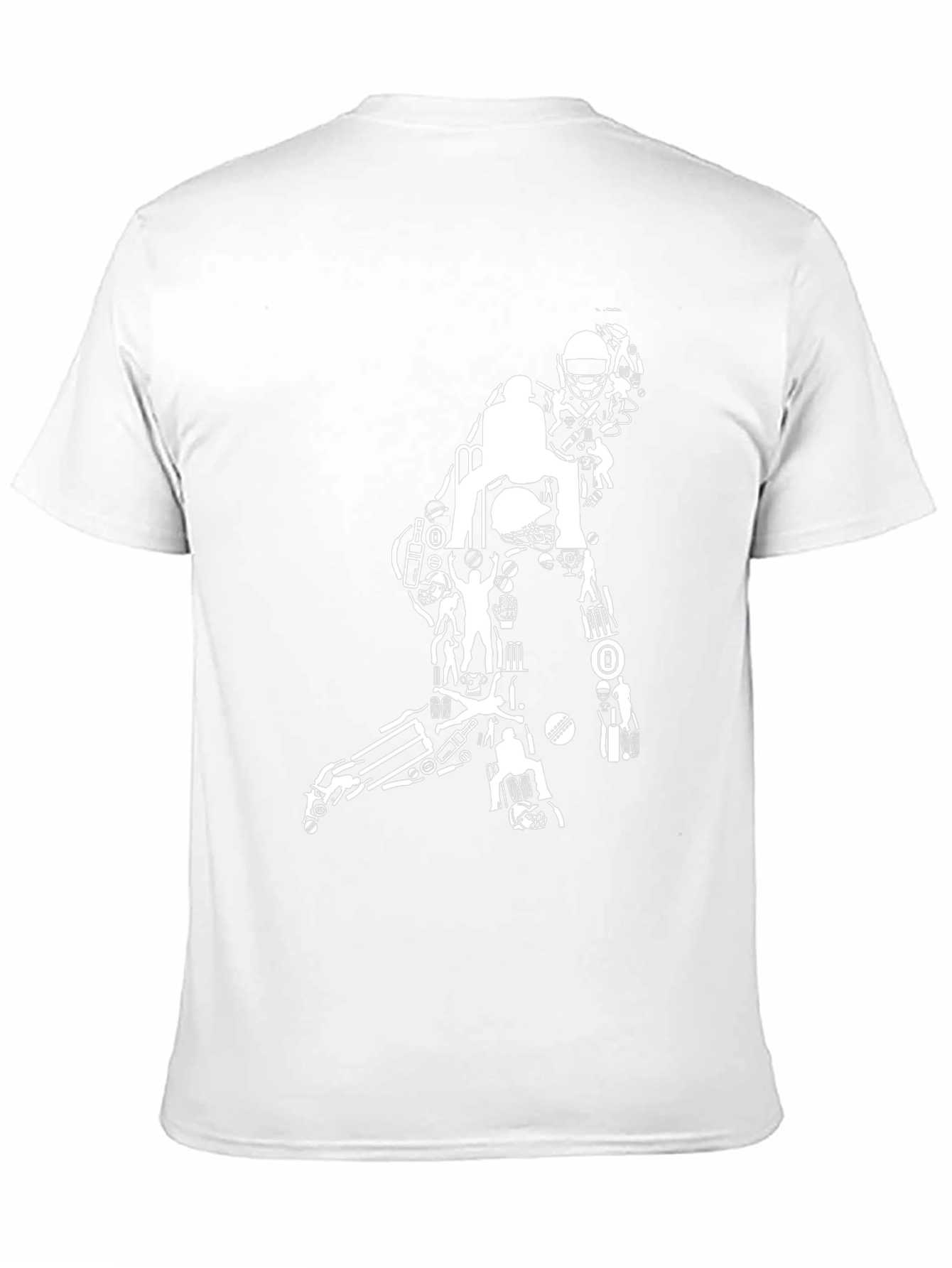 Cricket Silhouette Graphic Tee - Black