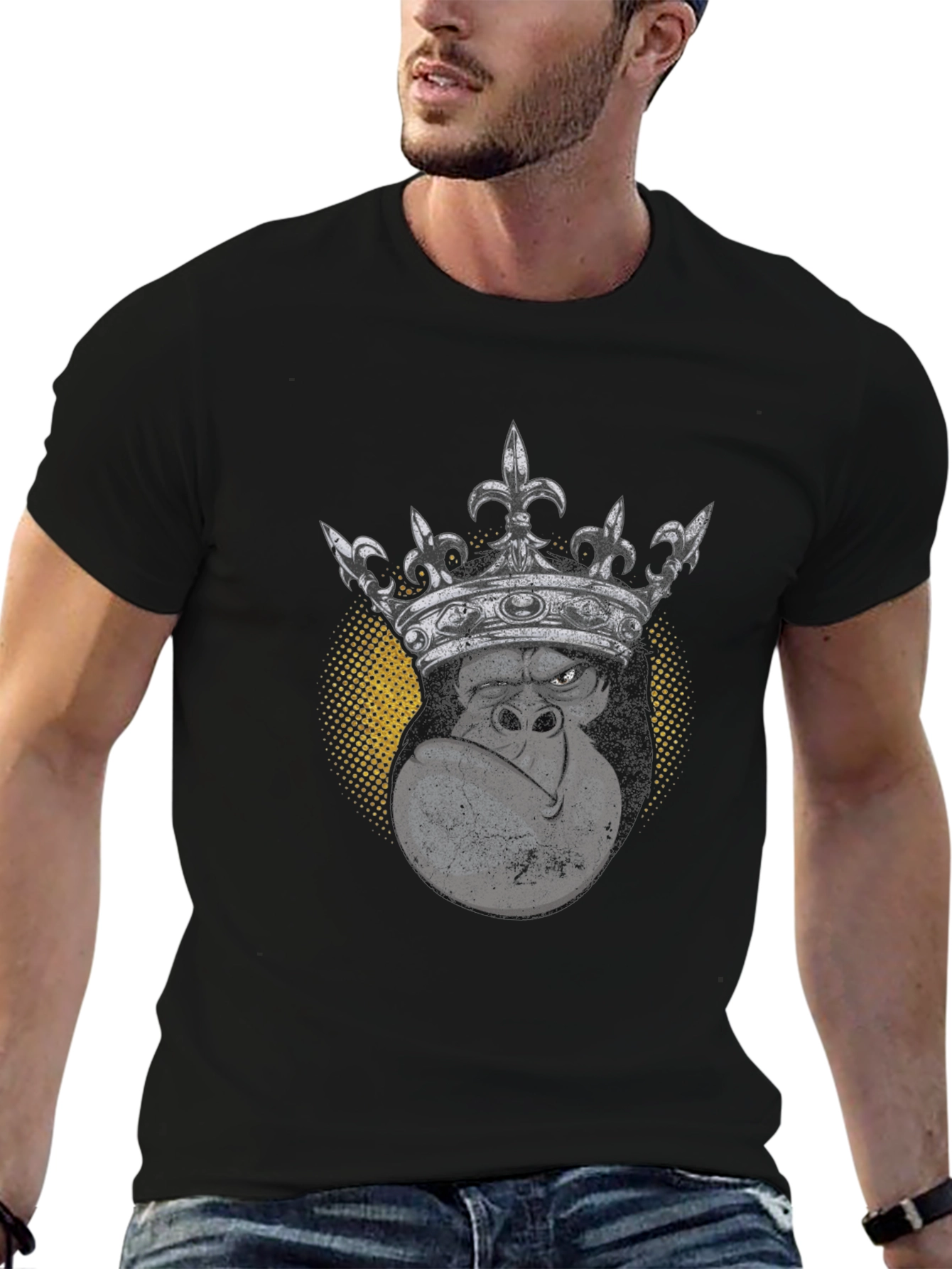 King Kong Graphic T-Shirt - Black