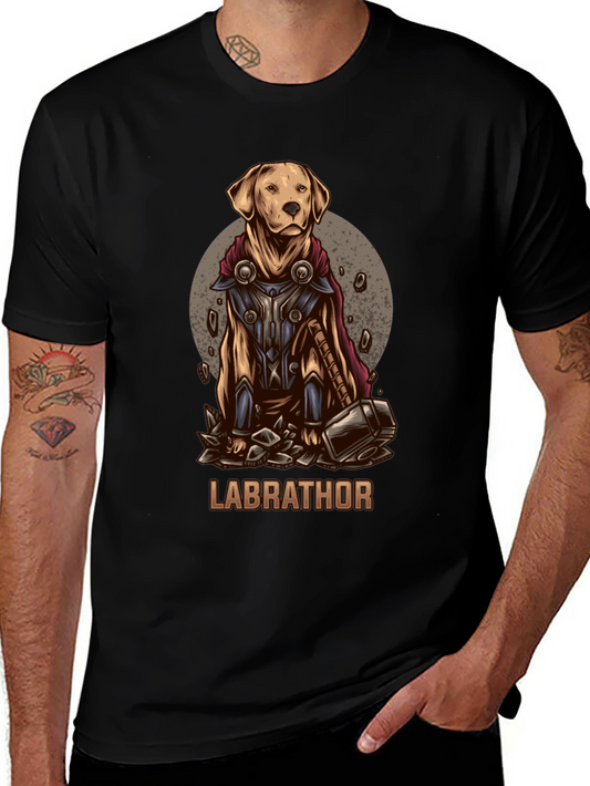 Labrathor Dog Graphic T-Shirt - Funny Pet Lover Tee