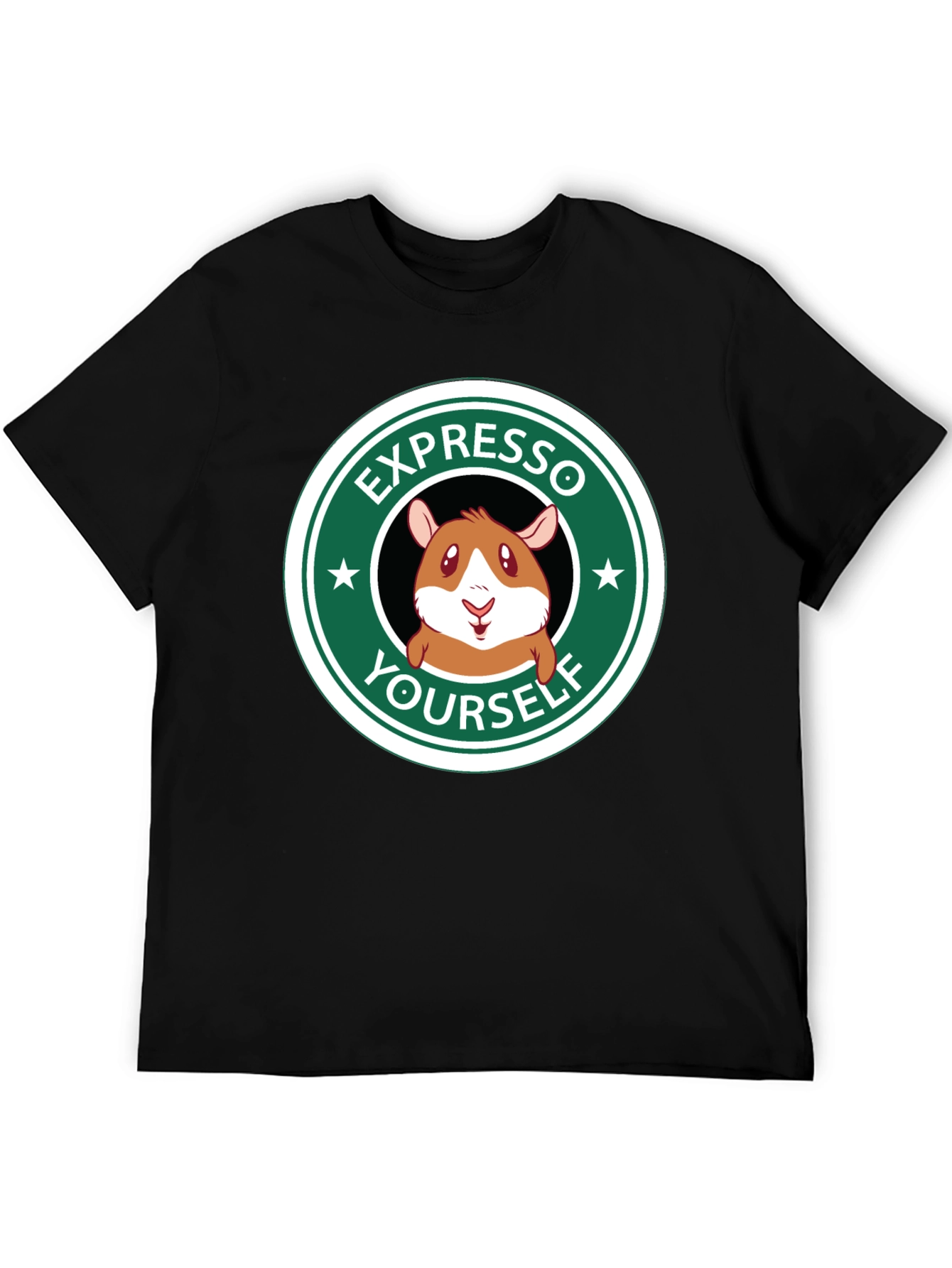 Expresso Yourself Graphic T-Shirt - Funny Hamster Design