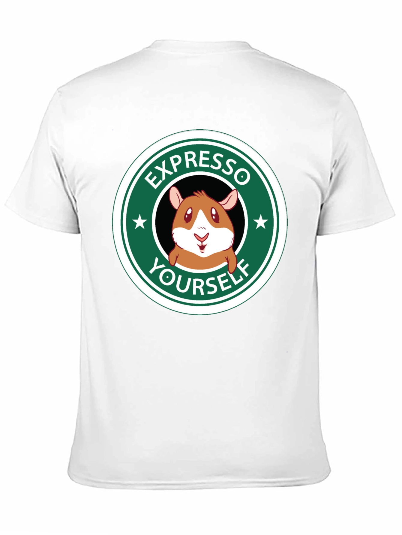 Expresso Yourself Graphic T-Shirt - Funny Hamster Design