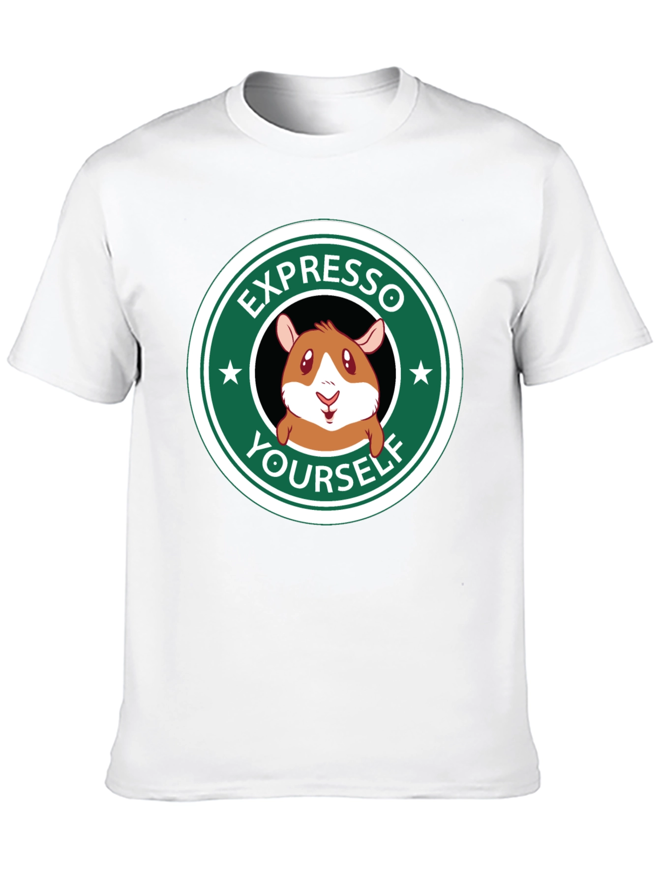 Expresso Yourself Graphic T-Shirt - Funny Hamster Design