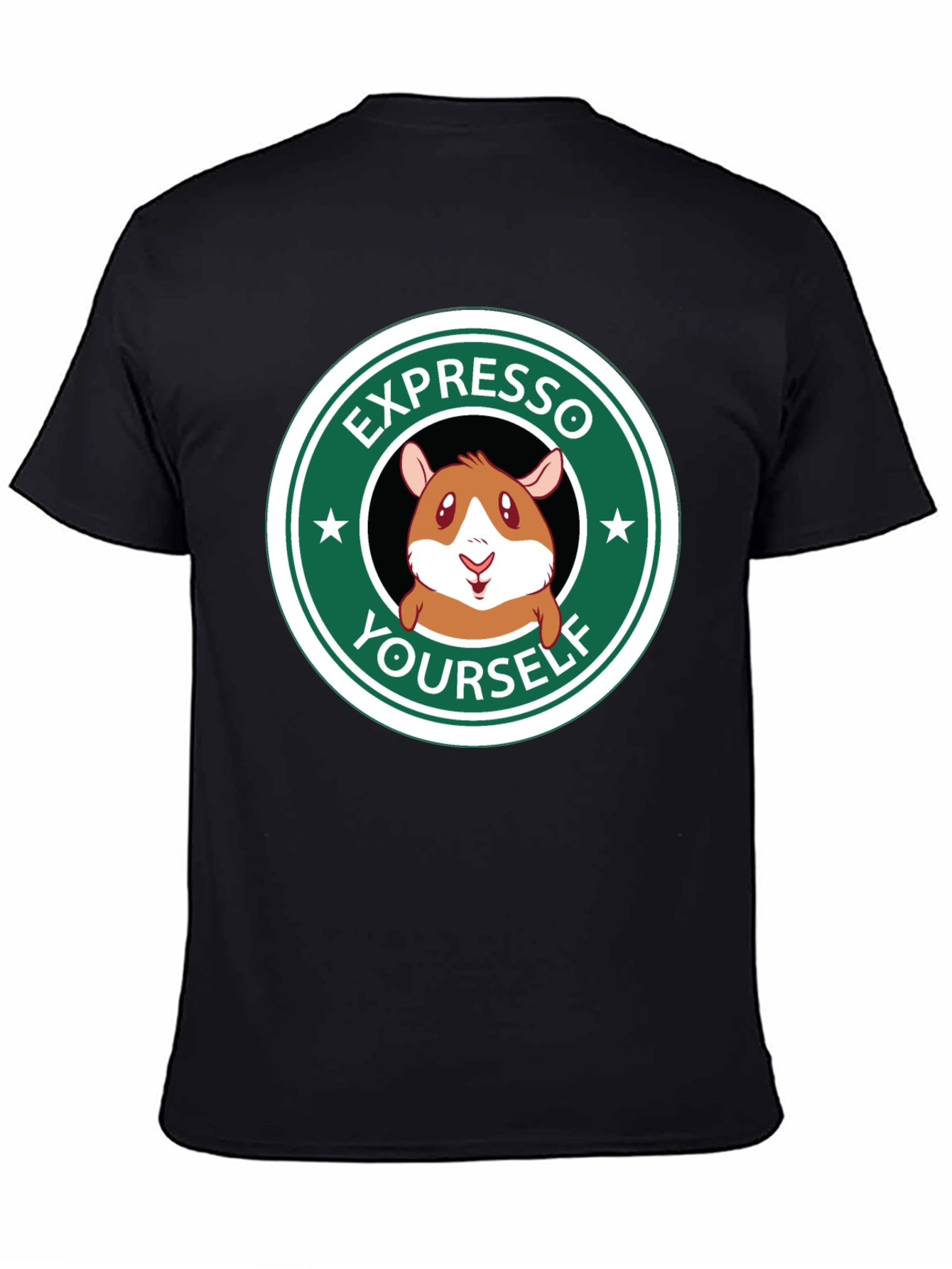Expresso Yourself Graphic T-Shirt - Funny Hamster Design