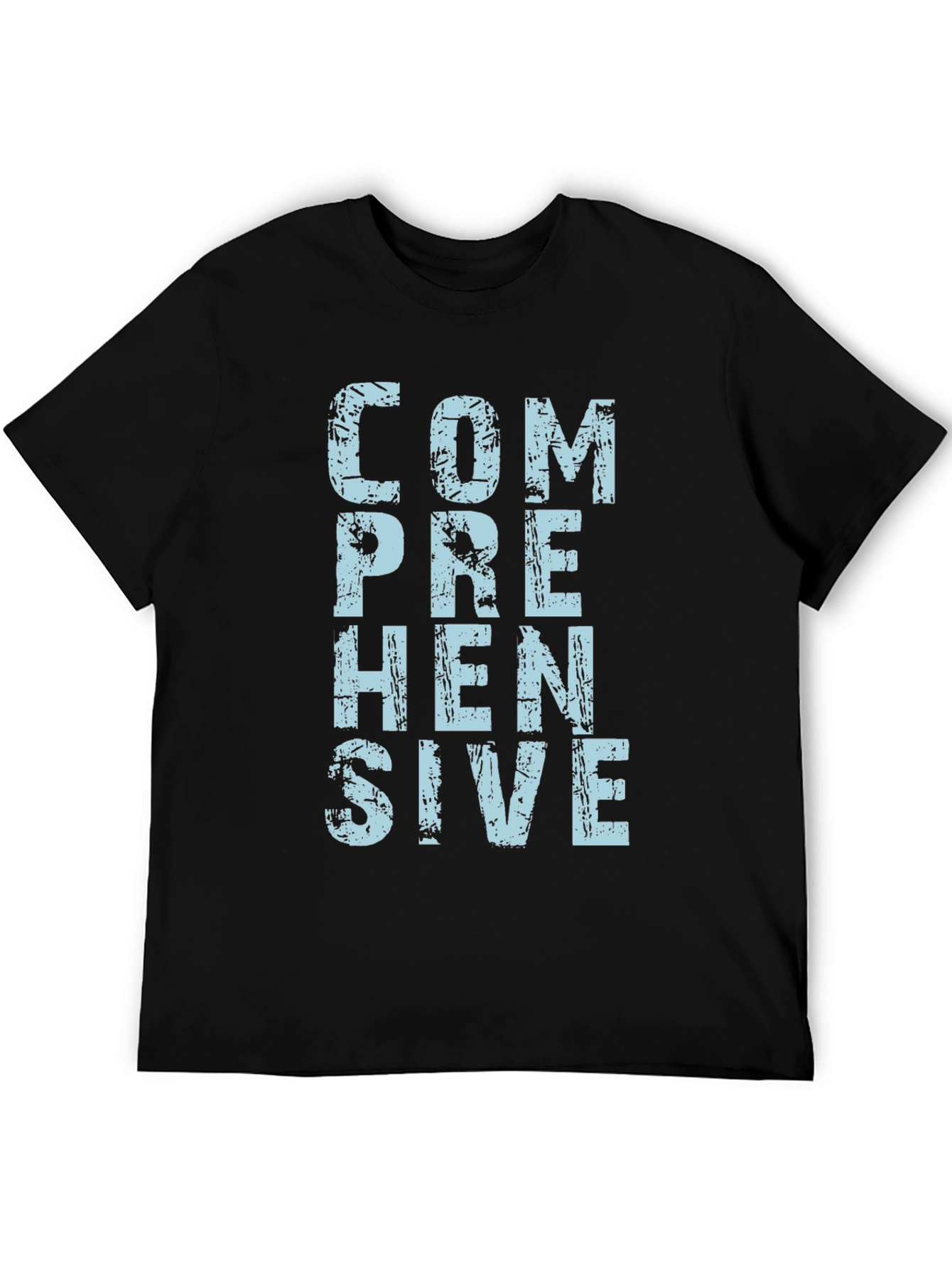 Comprehensive Graphic Tee - Mens Black T-Shirt