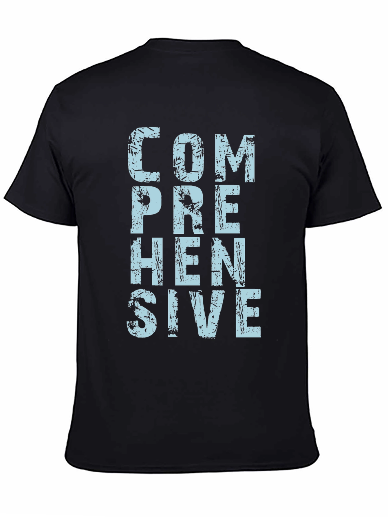 Comprehensive Graphic Tee - Mens Black T-Shirt