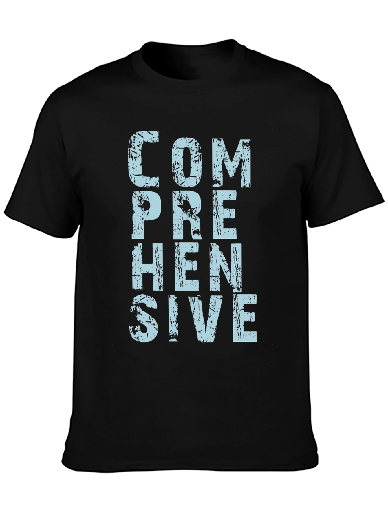 Comprehensive Graphic Tee - Mens Black T-Shirt